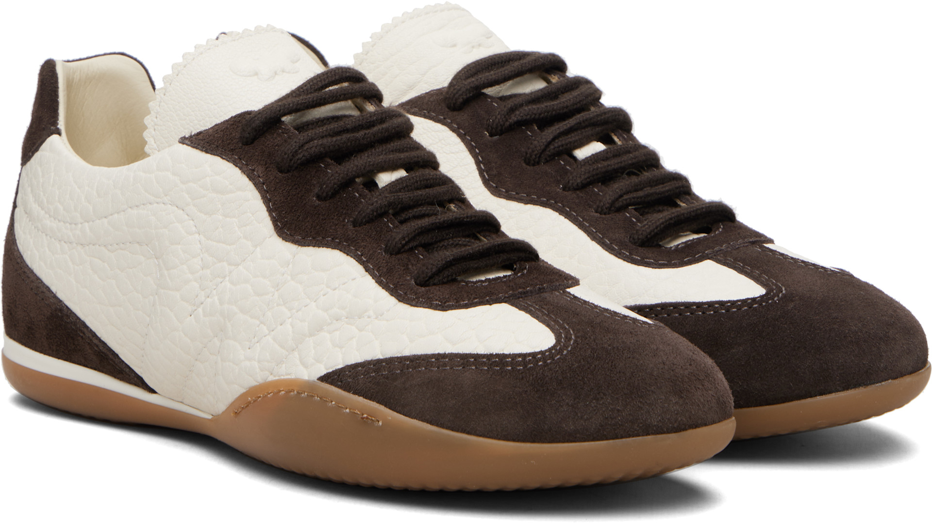 Weekend Max Mara - Baskets Wkalancia blanc et brun