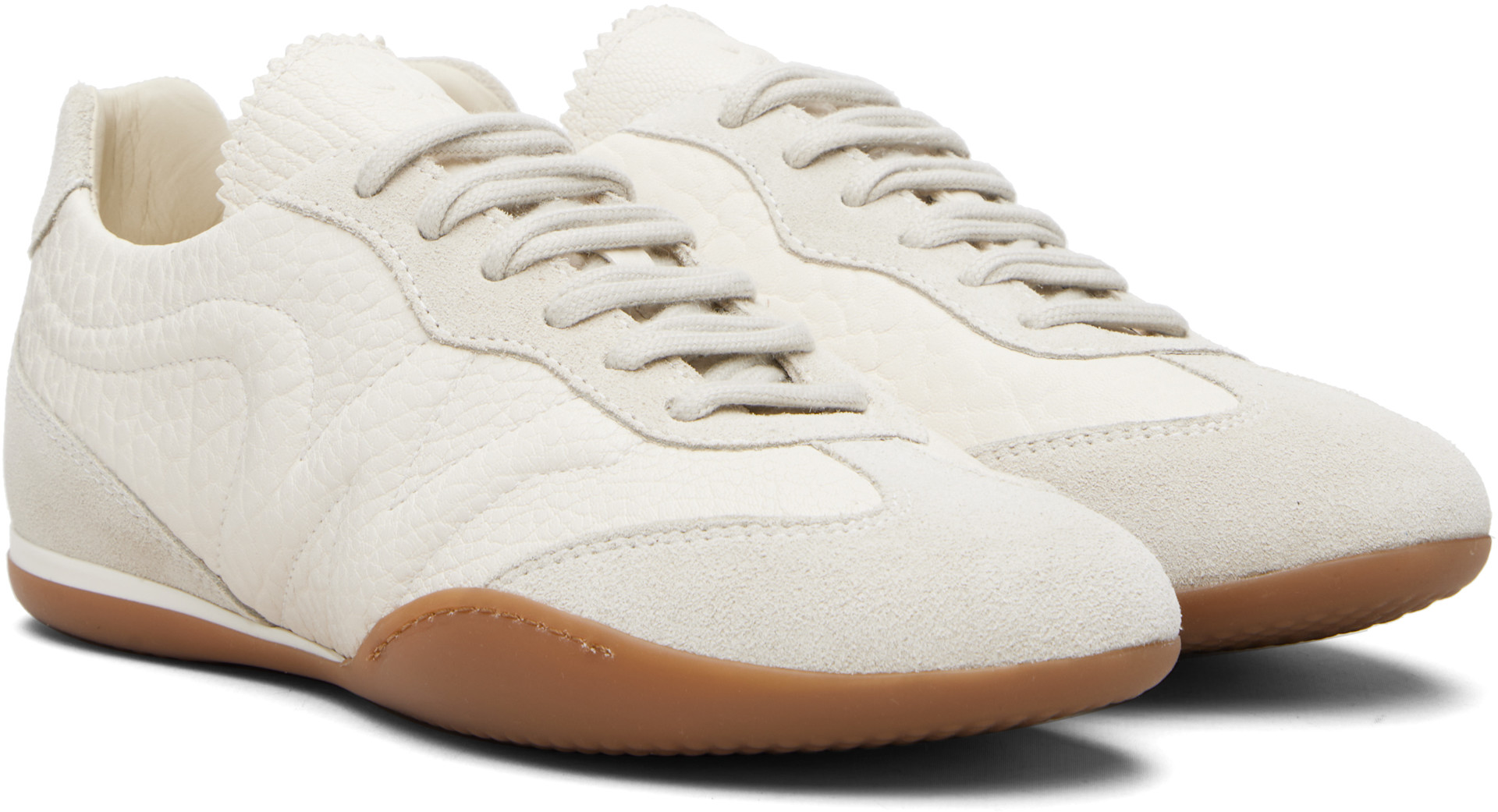 Weekend Max Mara - Baskets Wkalancia blanc cassé