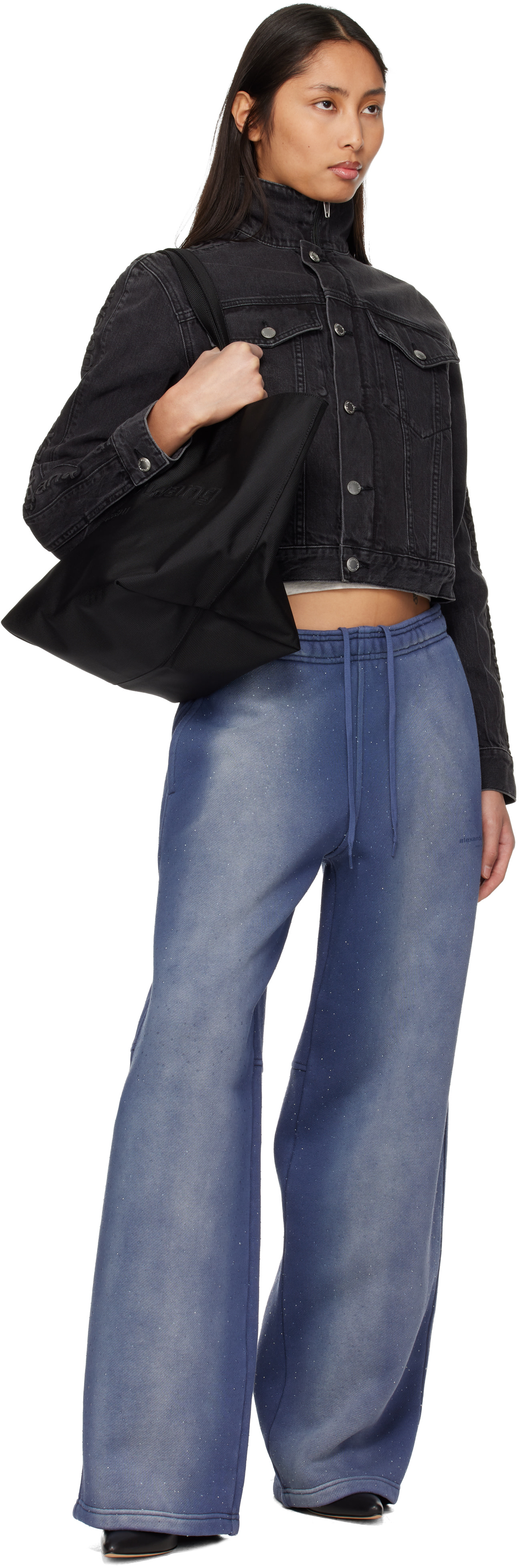 Alexander Wang - Cabas noir à logo