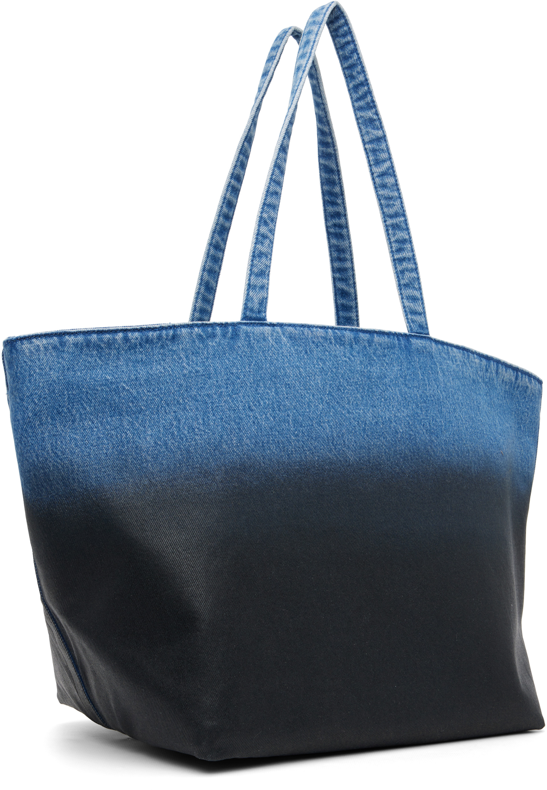 Alexander Wang: Blue Denim Punch Large Tote | SSENSE Japan
