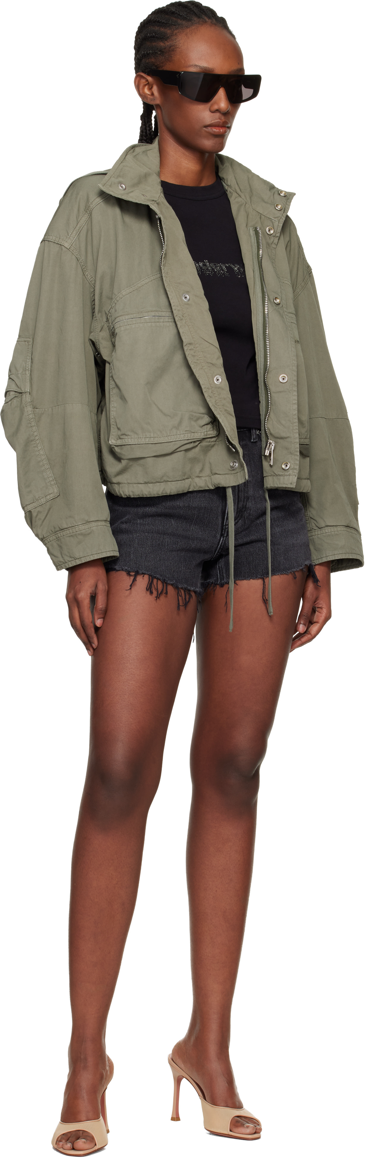 Alexander Wang - Blouson cargo kaki
