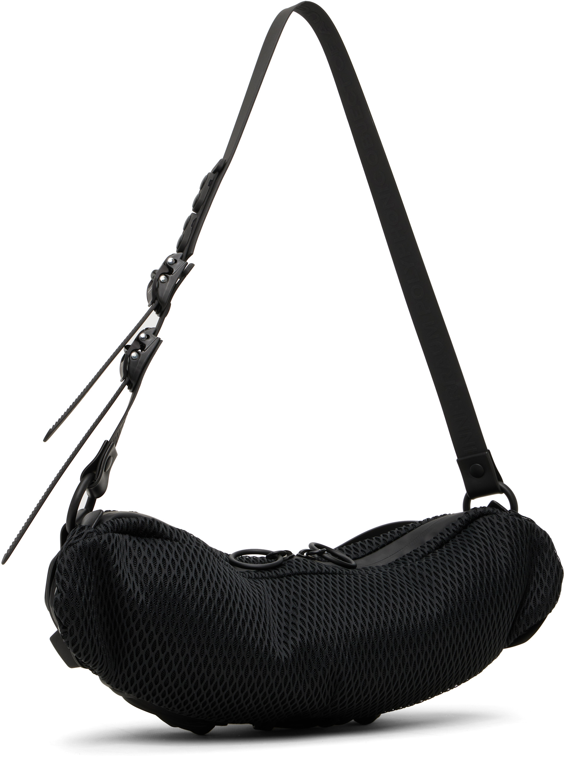 Innerraum: Black Object I30 Crossbody Bag | SSENSE Innerraum: Black Object I30 Crossbody Bag | SSENSE