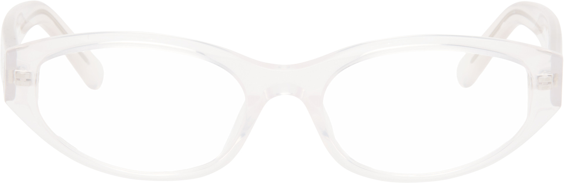 MM6 Maison Margiela - Lunettes 9 blanches