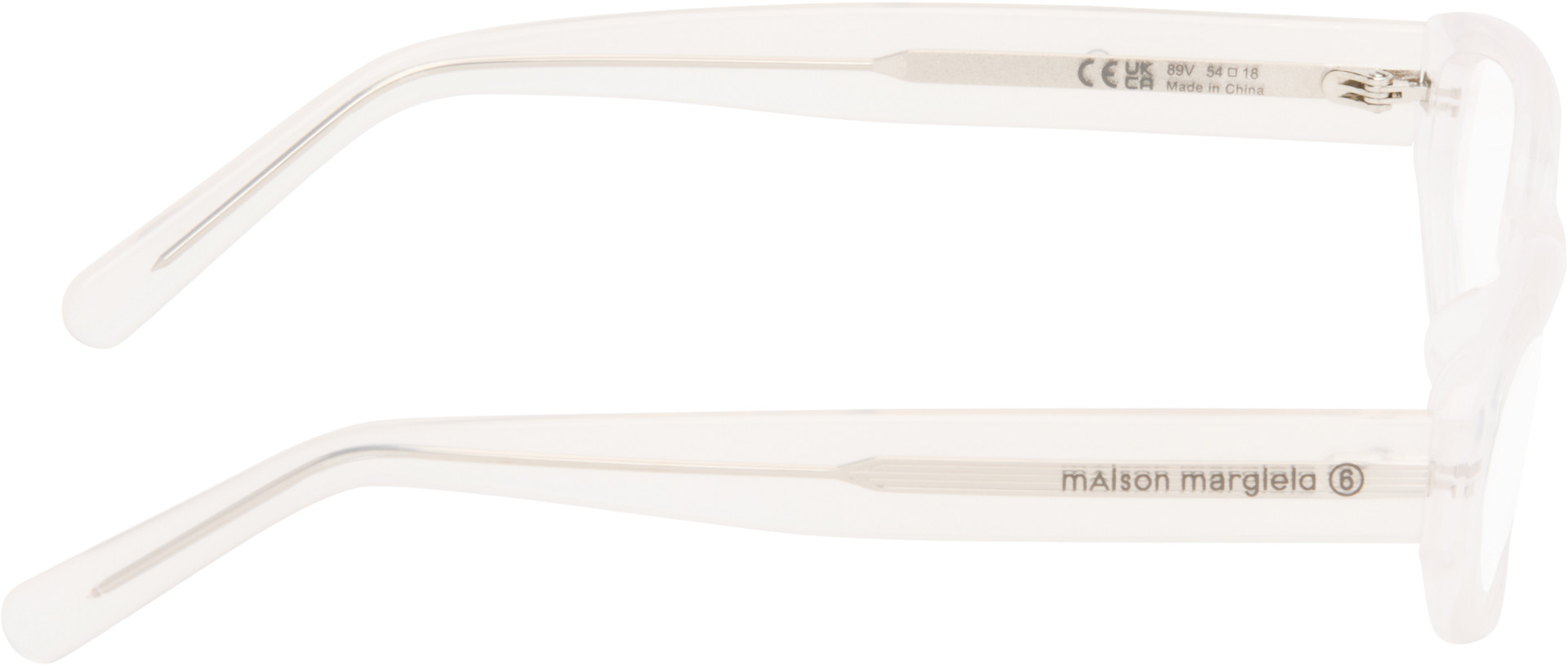 MM6 Maison Margiela - Lunettes 9 blanches