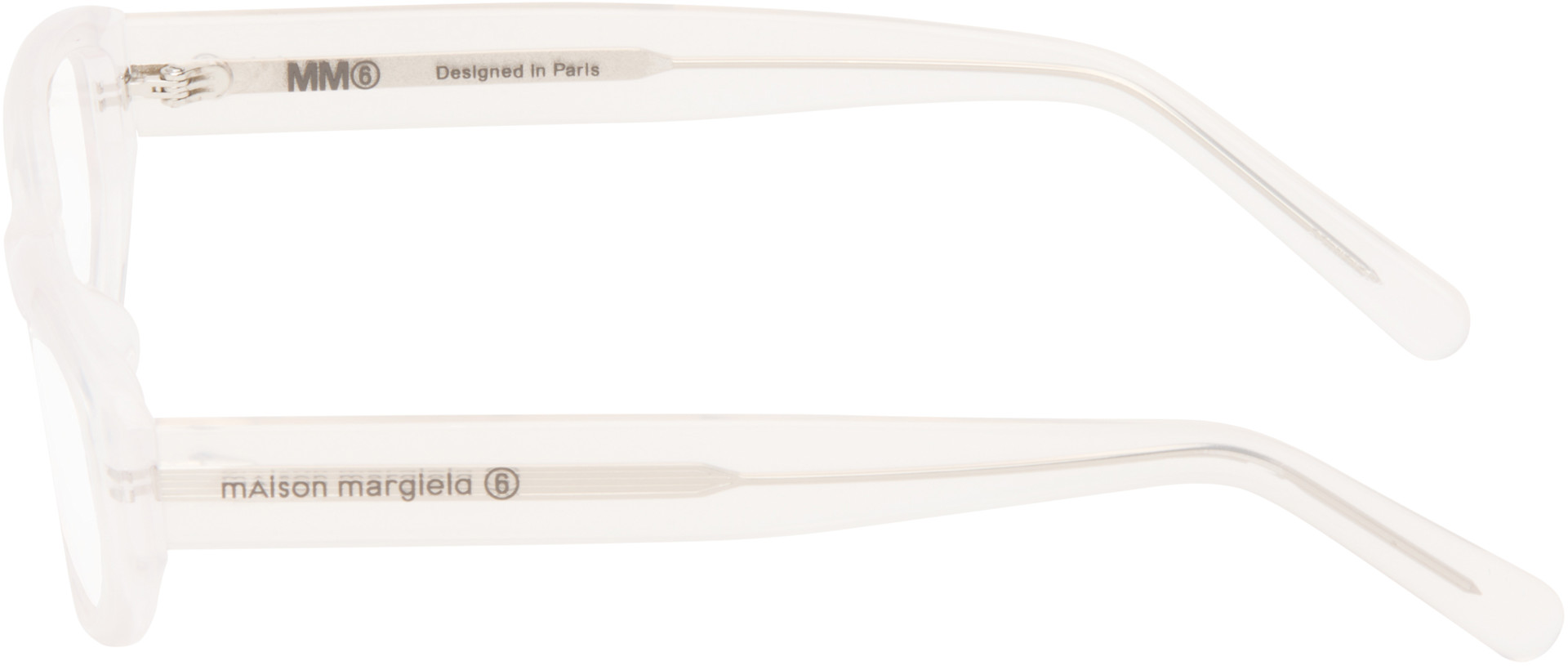MM6 Maison Margiela - Lunettes 9 blanches