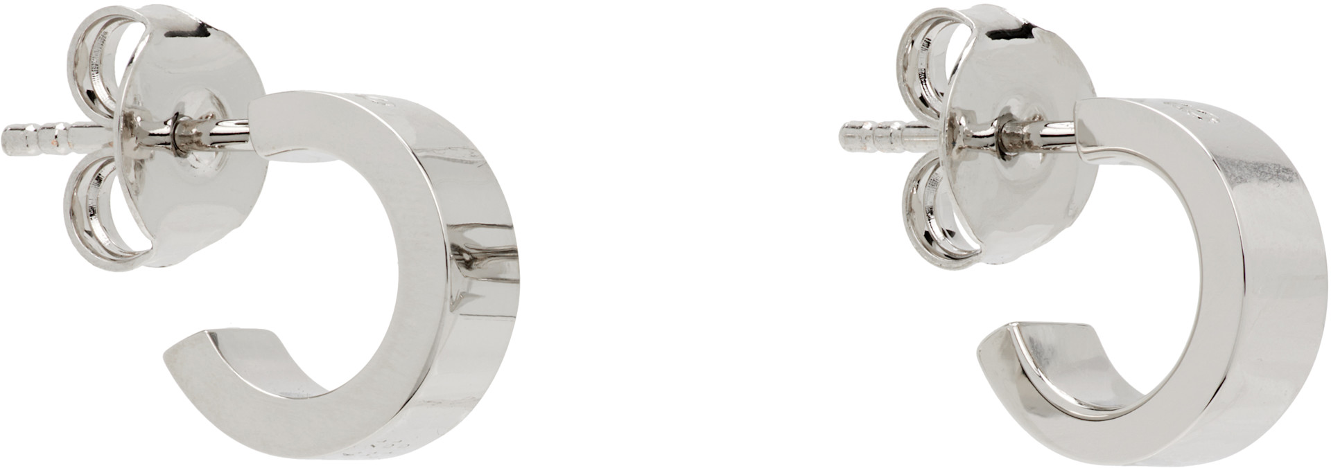 MM6 Maison Margiela: Numeric Minimal Signature フープピアス
