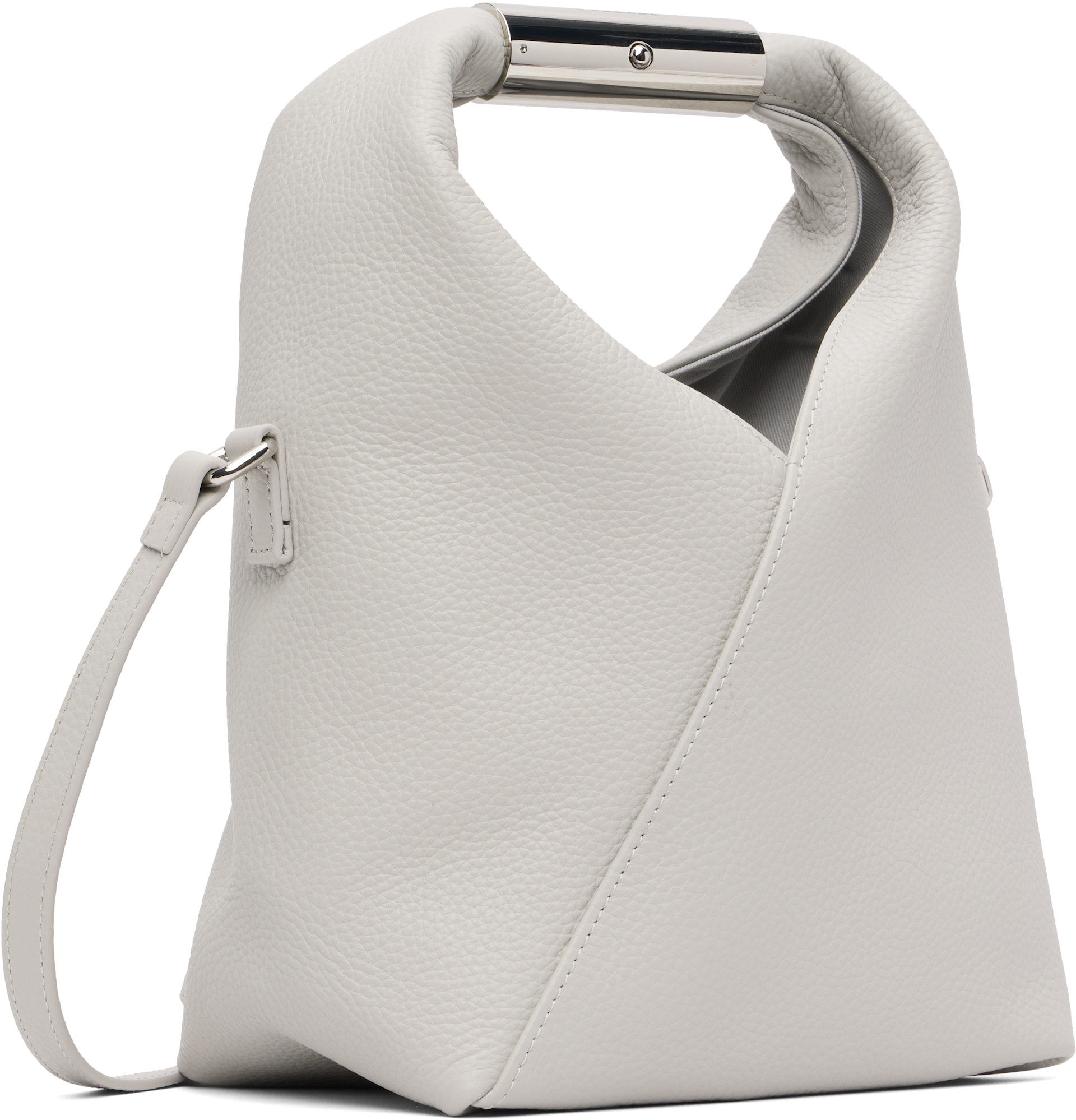 MM6 Maison Margiela: Gray Crossbody Bag | SSENSE