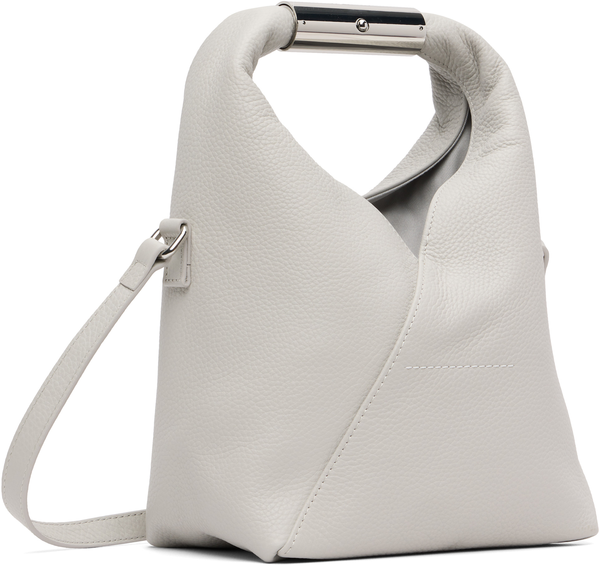 MM6 Maison Margiela ハンドバッグ グレー MM6 Maison Margiela: グレー クロスボディバッグ | SSENSE 日本