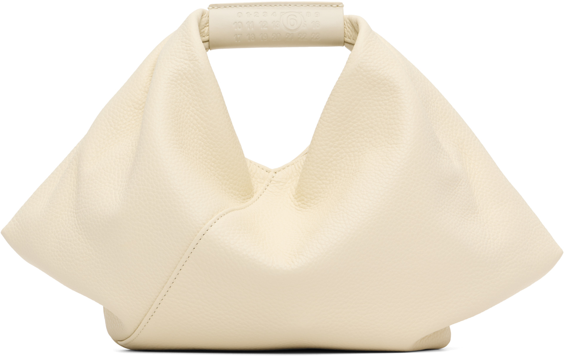 MM6 Maison Margiela - Off-White Triangular Bag