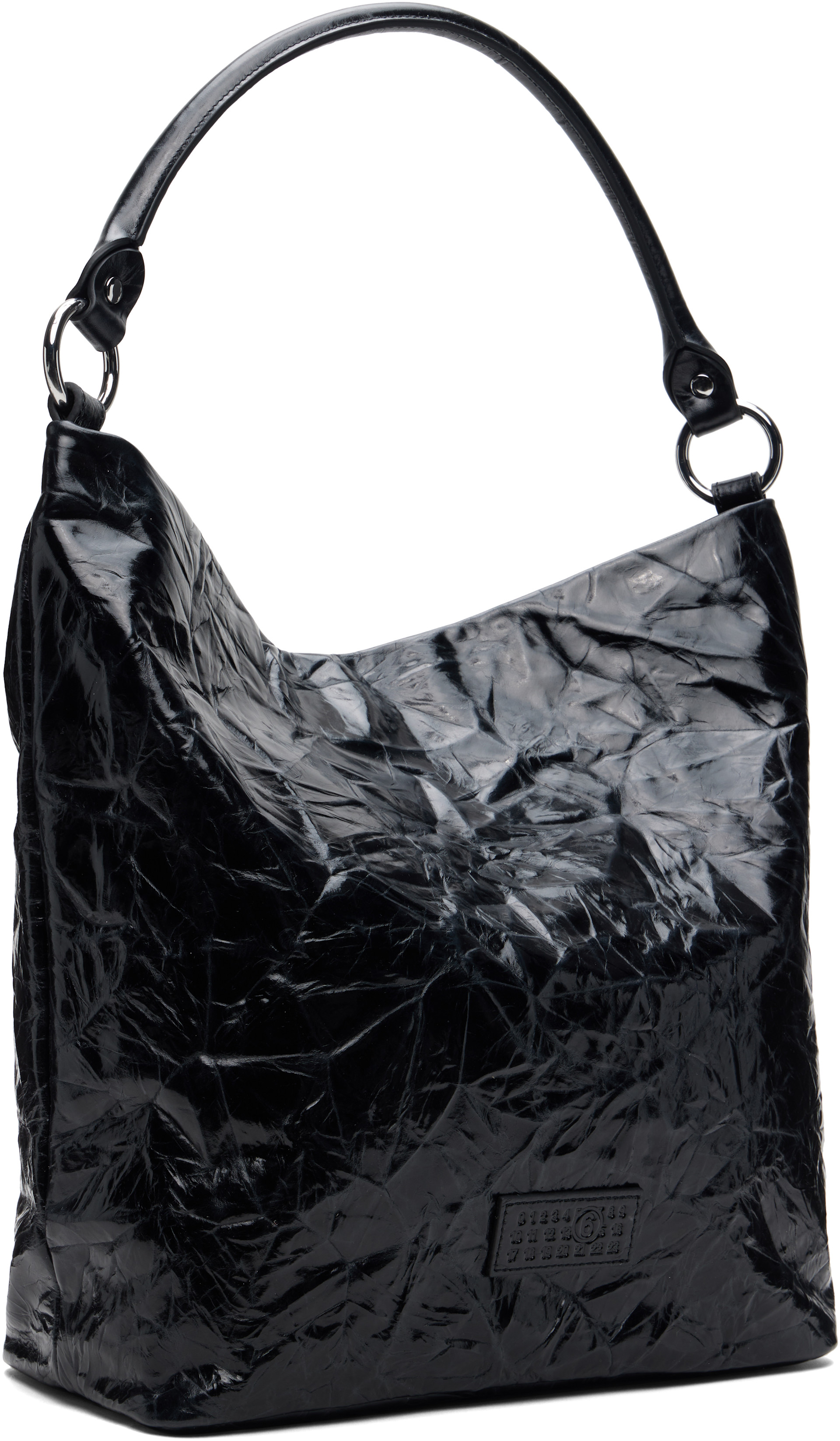 MM6 Maison Margiela: ブラック Numeric トートバッグ | SSENSE 日本