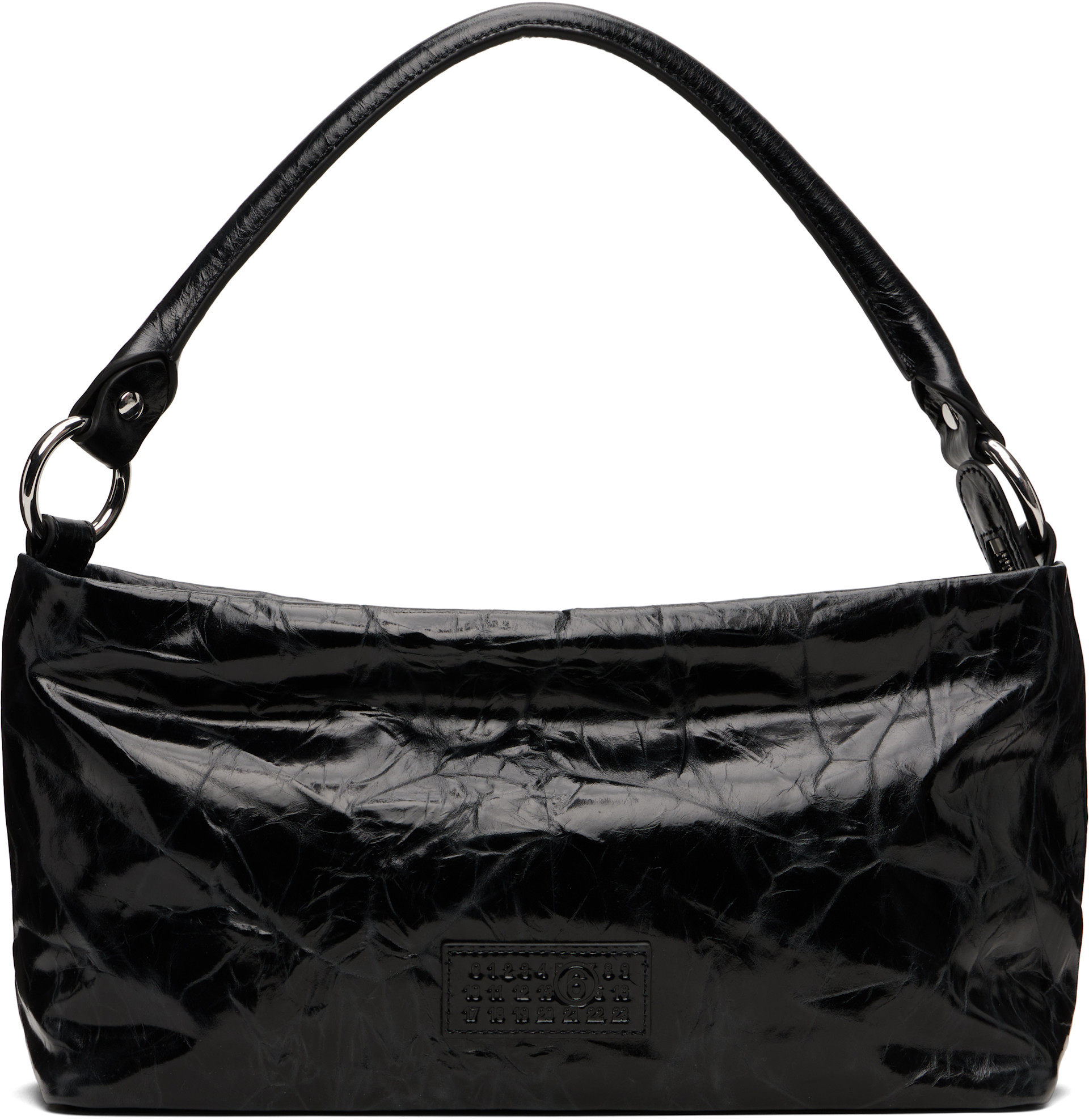 MM6 Maison Margiela: ブラック Numeric バッグ | SSENSE 日本