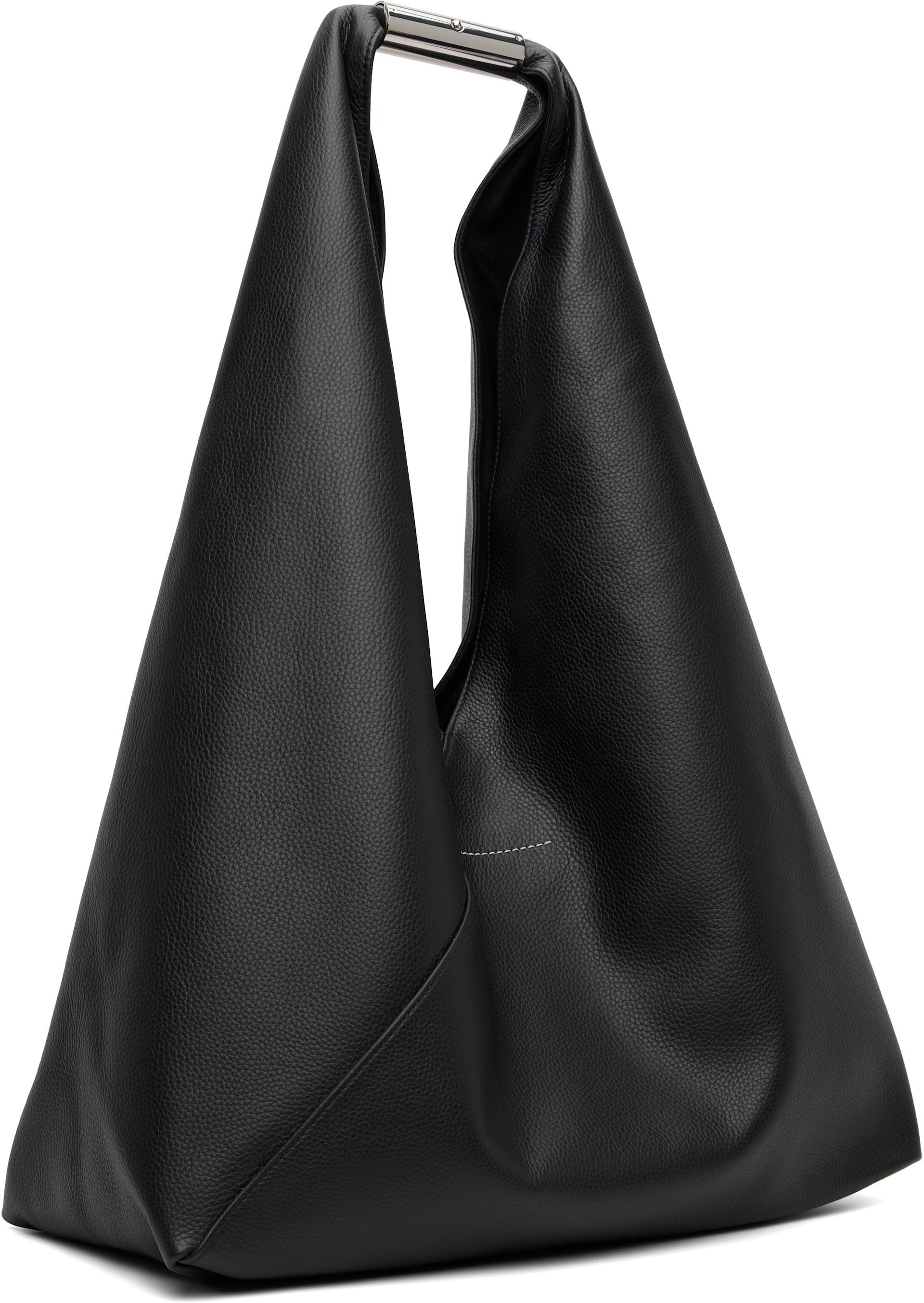 MM6 Maison Margiela: Black Jewel Handle Classic Tote | SSENSE