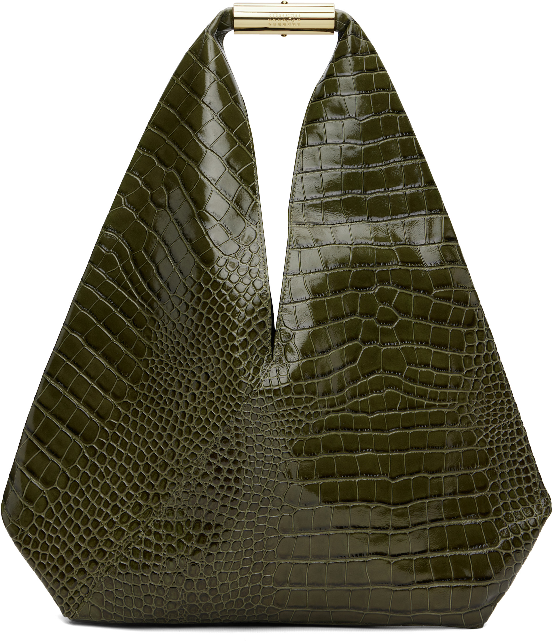 MM6 Maison Margiela - Cabas triangulaire vert