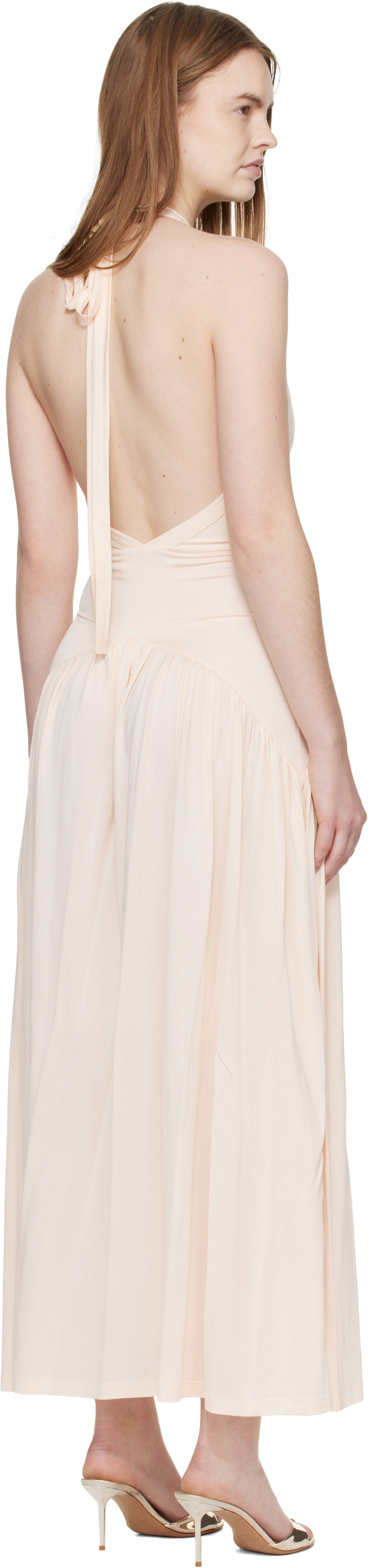 sachin and babi light blue dress Aya Muse open-back halter neck maxi dress. Sold out main image 0