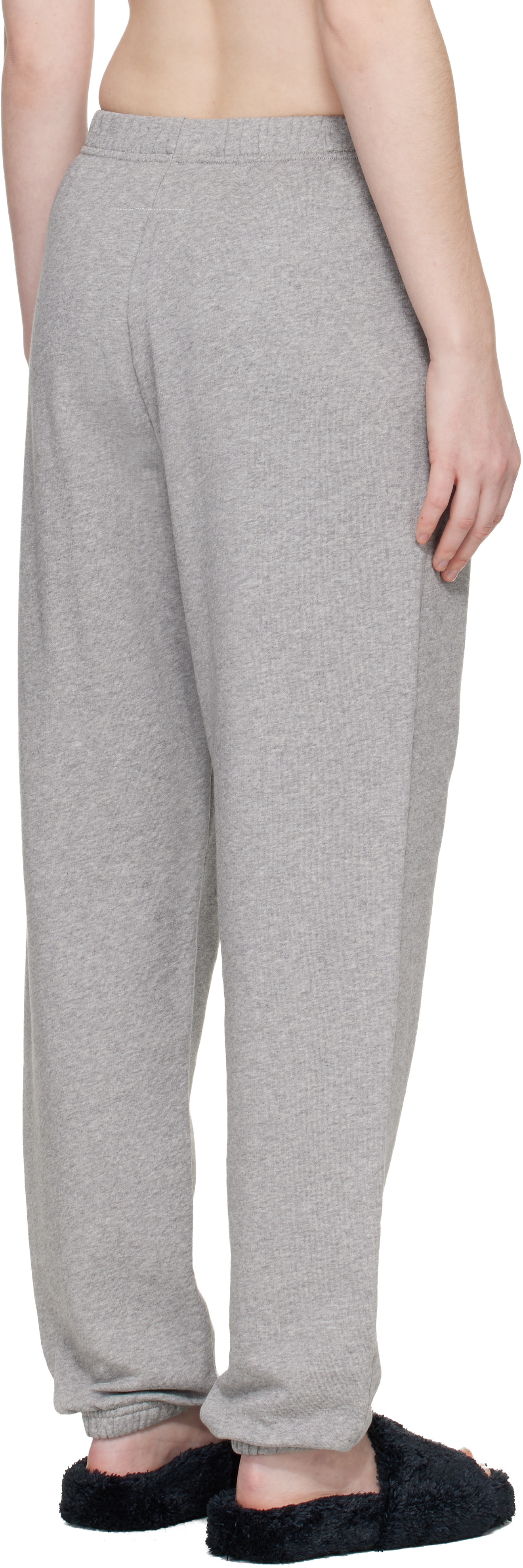 MM6 Maison Margiela: グレー Unbrushed Cotton スウェットパンツ