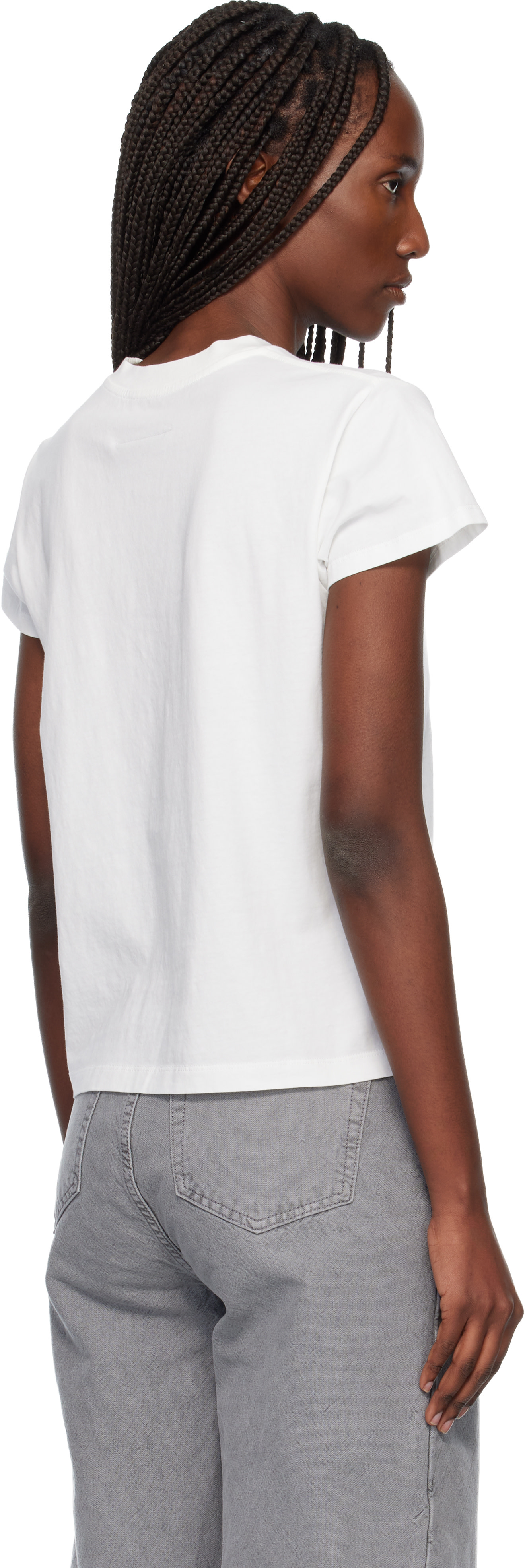 MM6 Maison Margiela: Off-White Numeric Cotton T-shirt | SSENSE