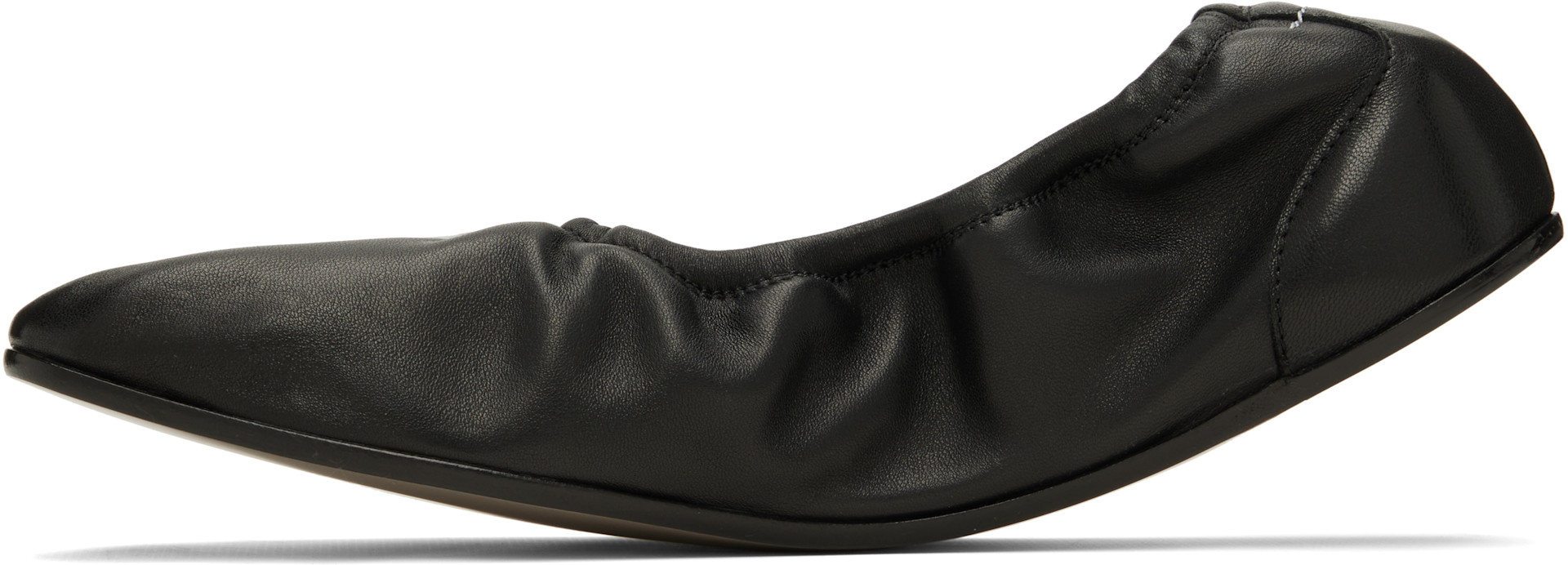 MM6 Maison Margiela: ブラック Anatomic Travel チャーム バレエ 