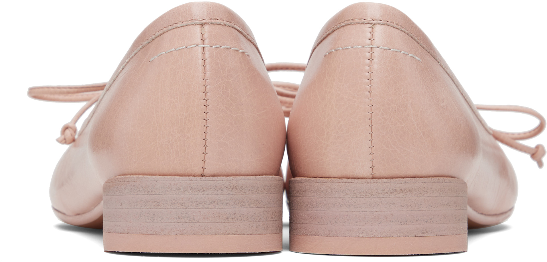 MM6 Maison Margiela: ピンク Anatomic バレエシューズ | SSENSE 日本