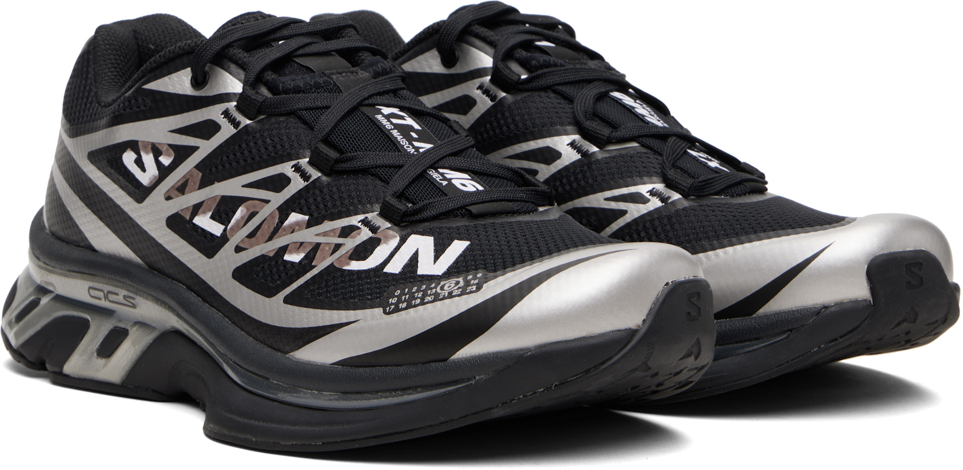 MM6 Maison Margiela: Black Salomon Edition XT Sneakers | SSENSE Canada