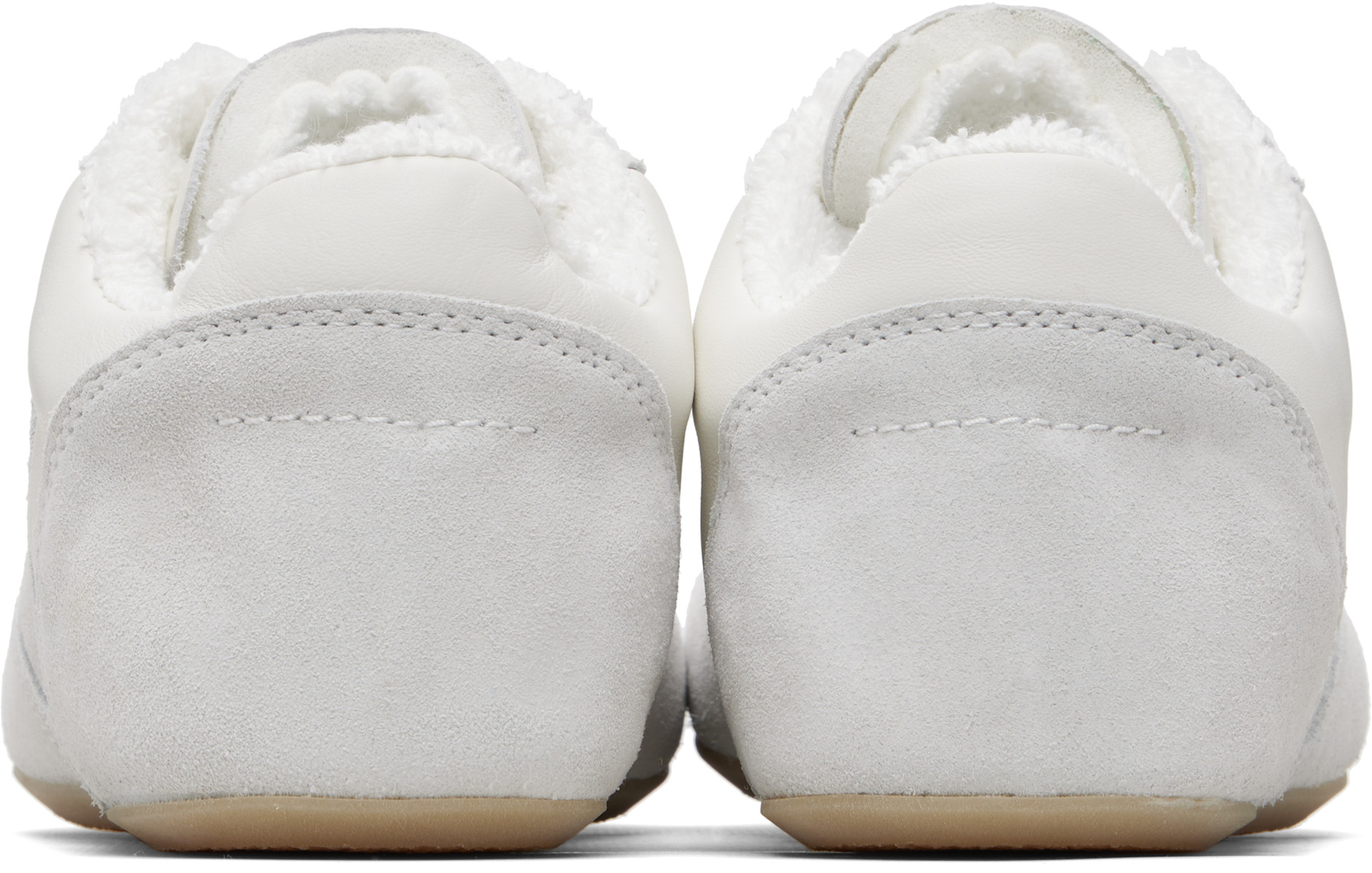 MM6 Maison Margiela - Baskets blanches à bout anatomique