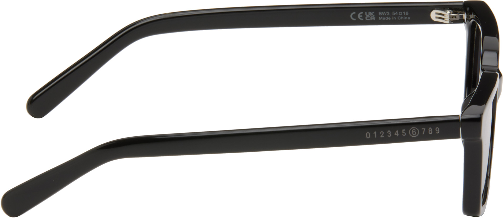 MM6 Maison Margiela: Black 8 Sunglasses | SSENSE Canada