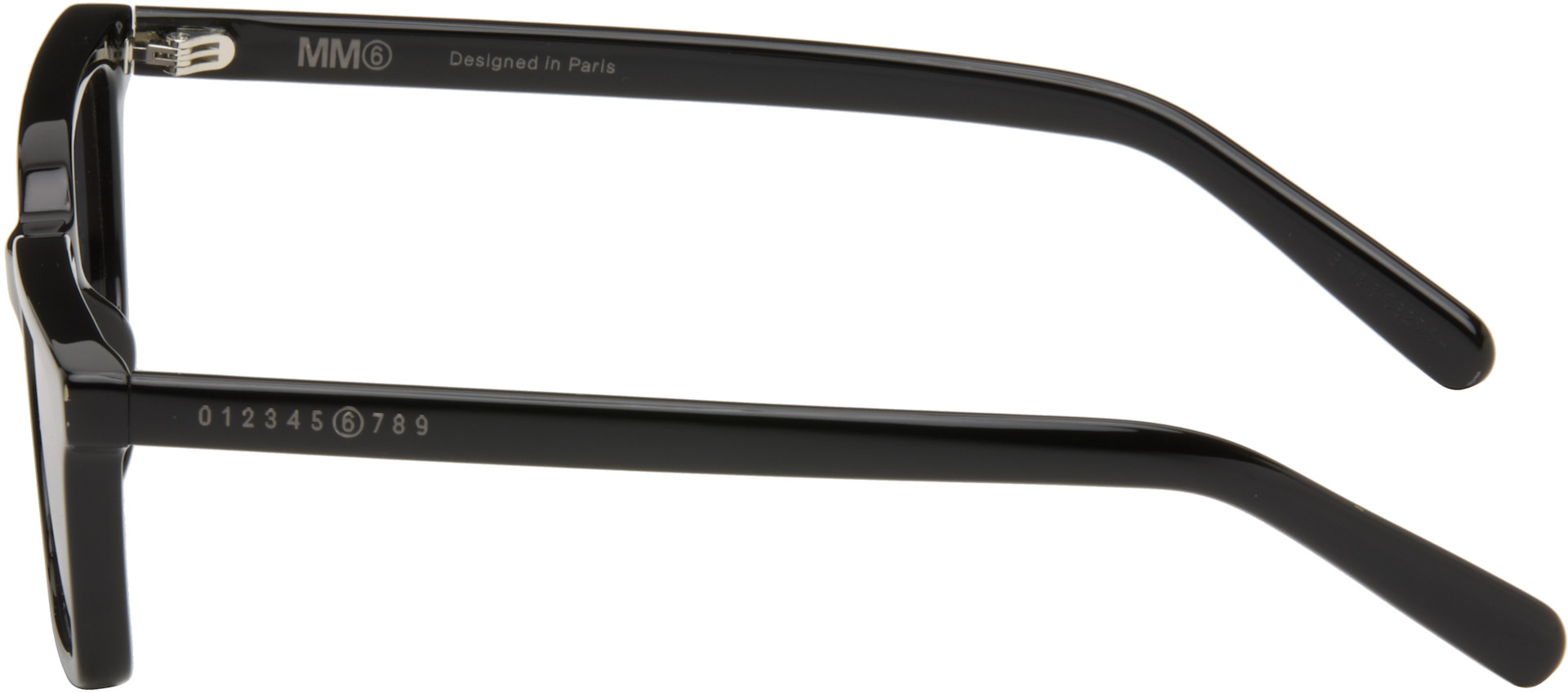 MM6 Maison Margiela: Black 8 Sunglasses | SSENSE Canada