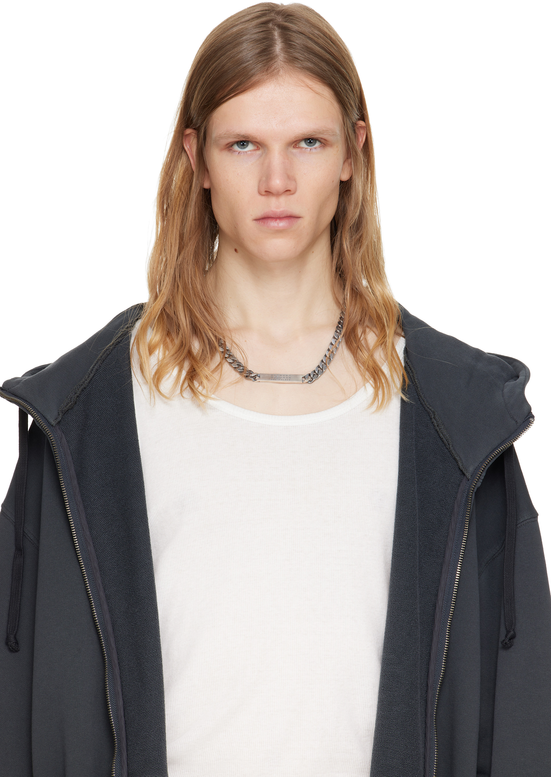 MM6 Maison Margiela: Classic チェーンネックレス | SSENSE 日本