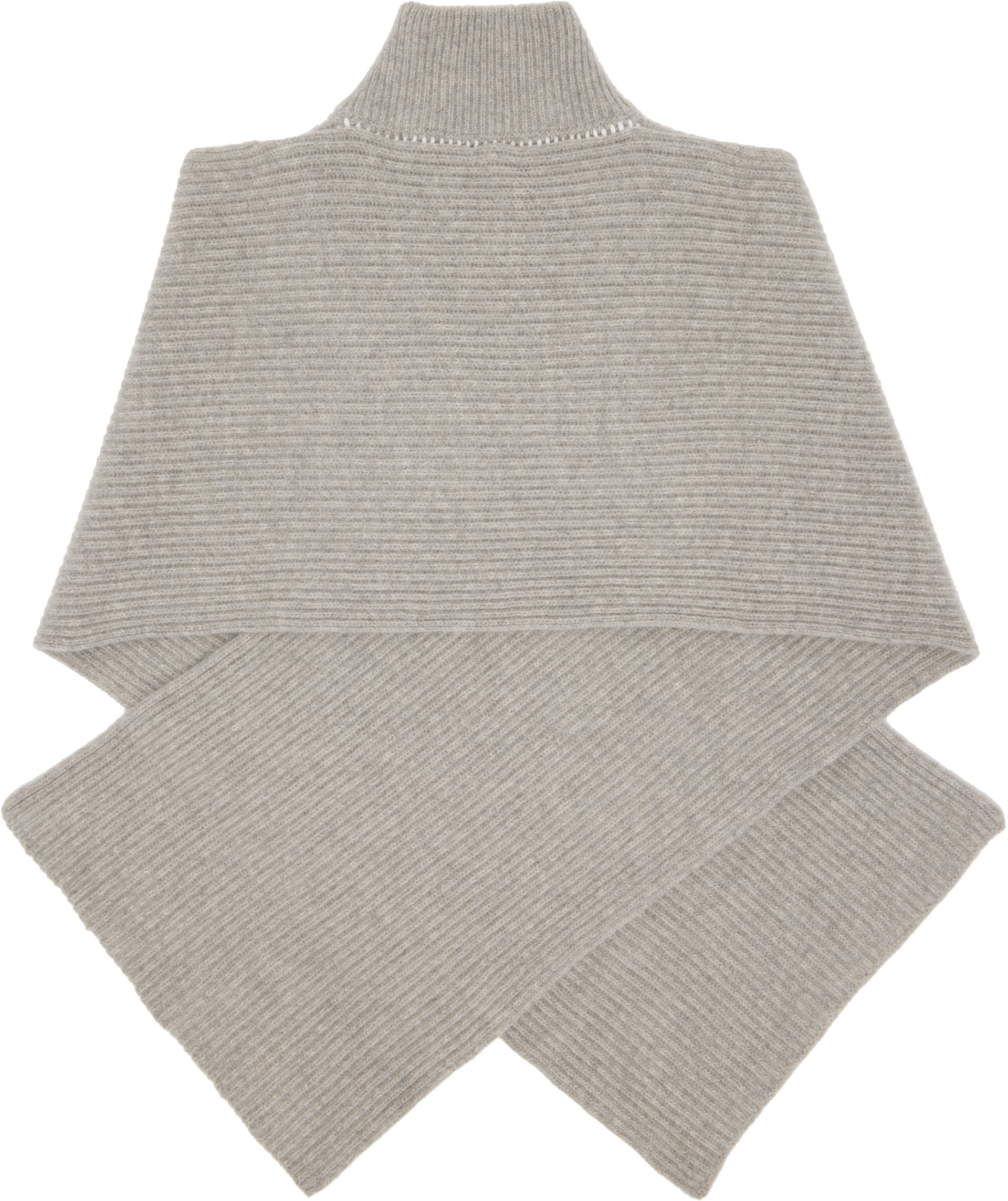 MM6 Maison Margiela - Gray Fisherman Knit Camionneur Scarf