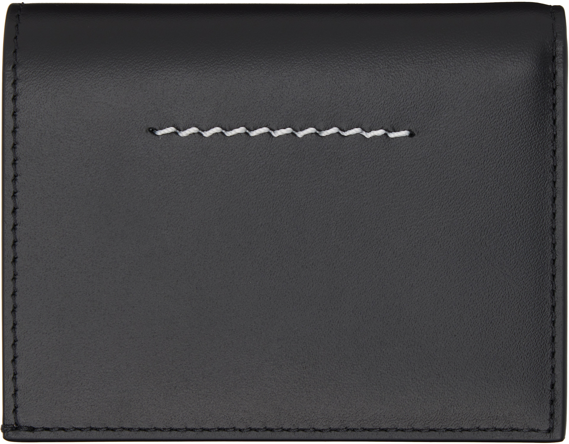 MM6 Maison Margiela: Black Numeric Wallet | SSENSE