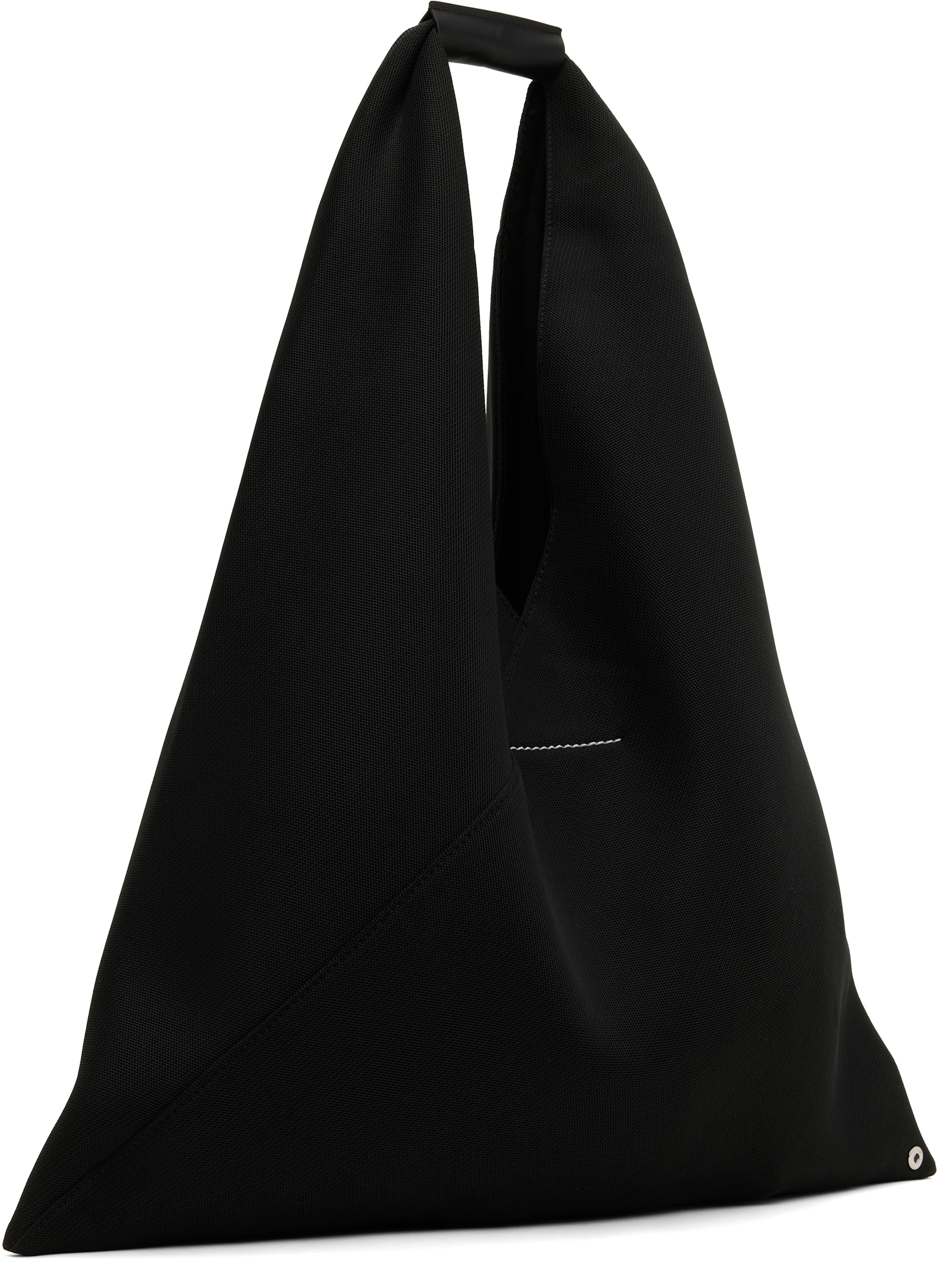 Maison Margiela mm6 メッシュトートバッグ MM6 Maison Margiela: ブラック クラシック メッシュ トートバッグ