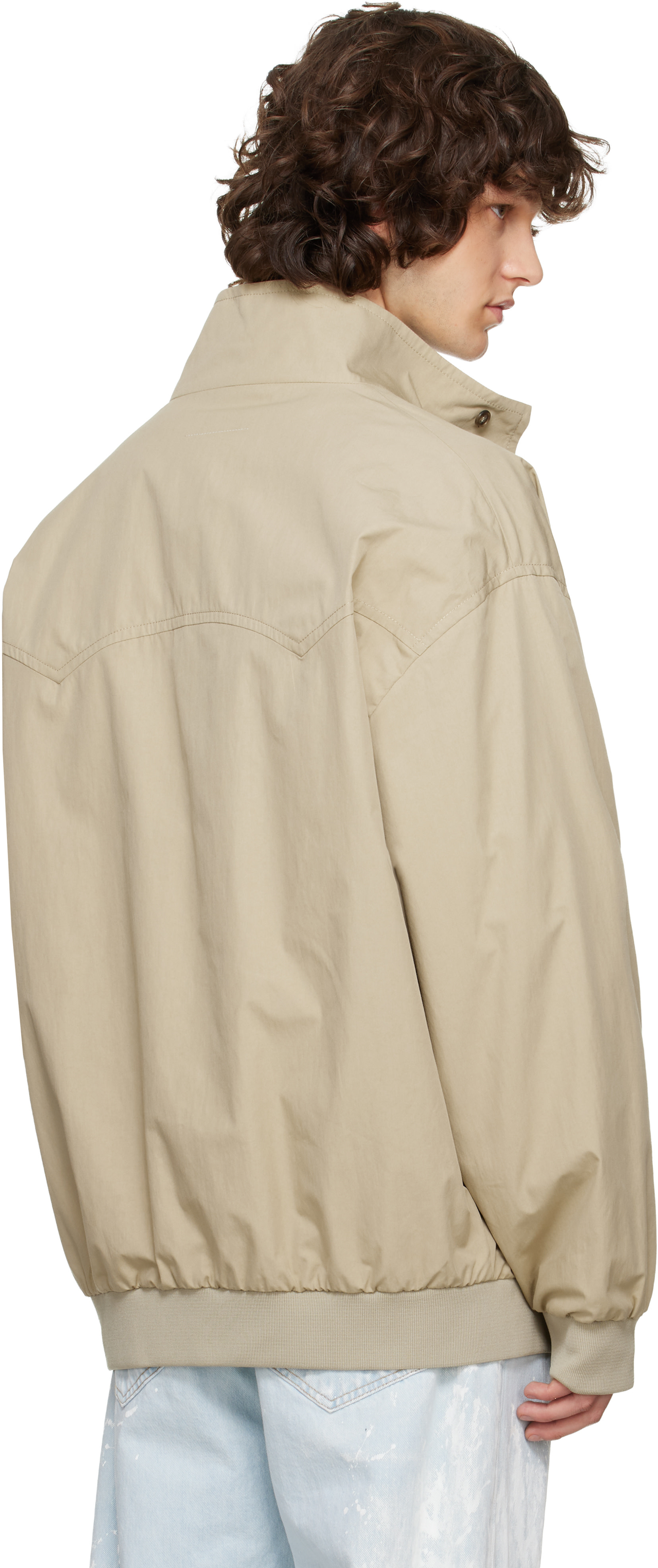 MM6 Maison Margiela: ベージュ Sport ジャケット | SSENSE 日本