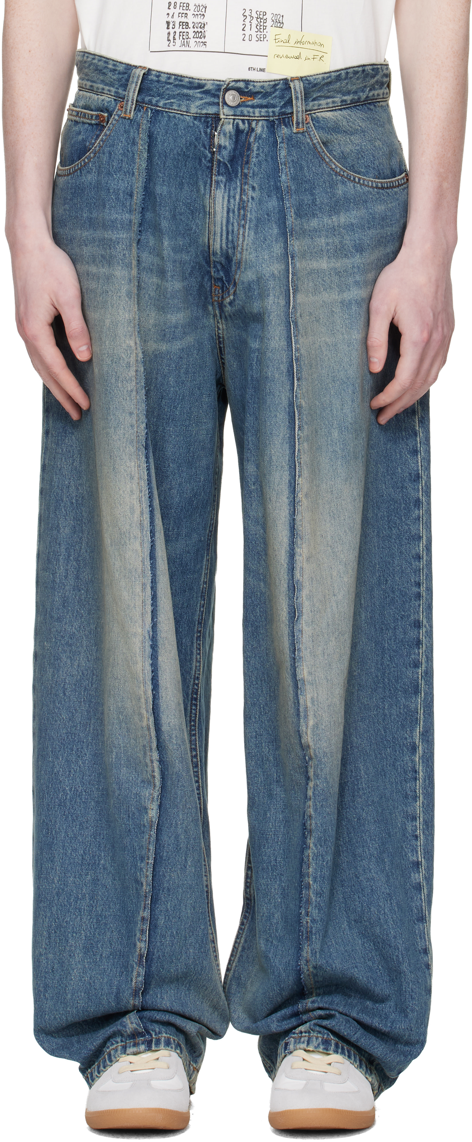 MM6 Maison Margiela - Jean ample bleu