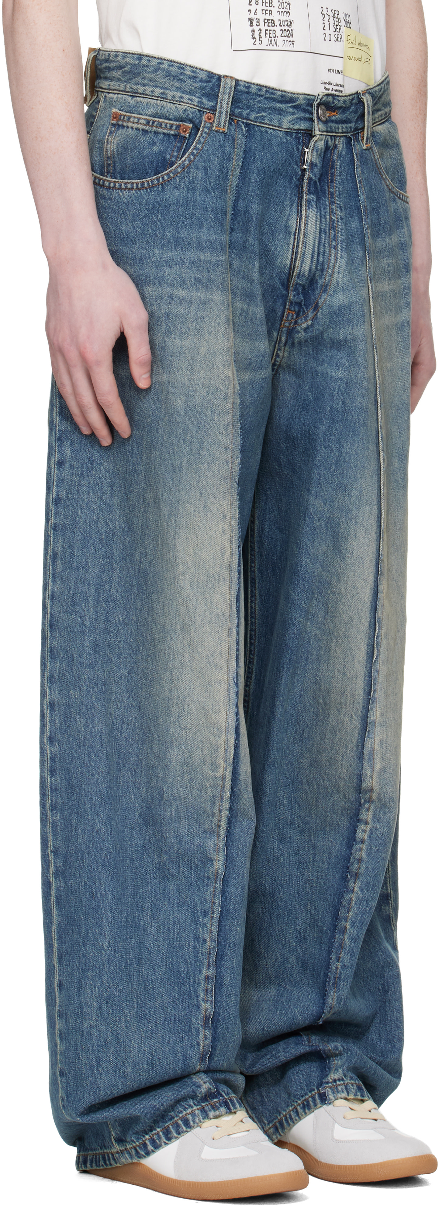 MM6 Maison Margiela - Jean ample bleu