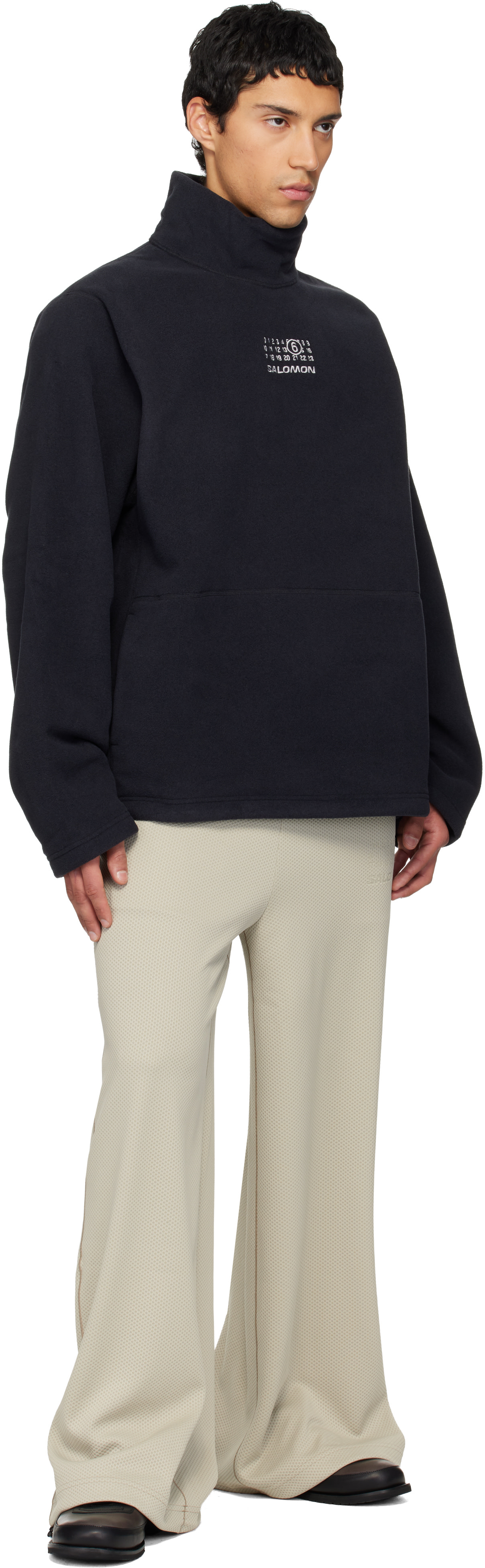MM6 Maison Margiela: ブラック Salomonエディション Pile