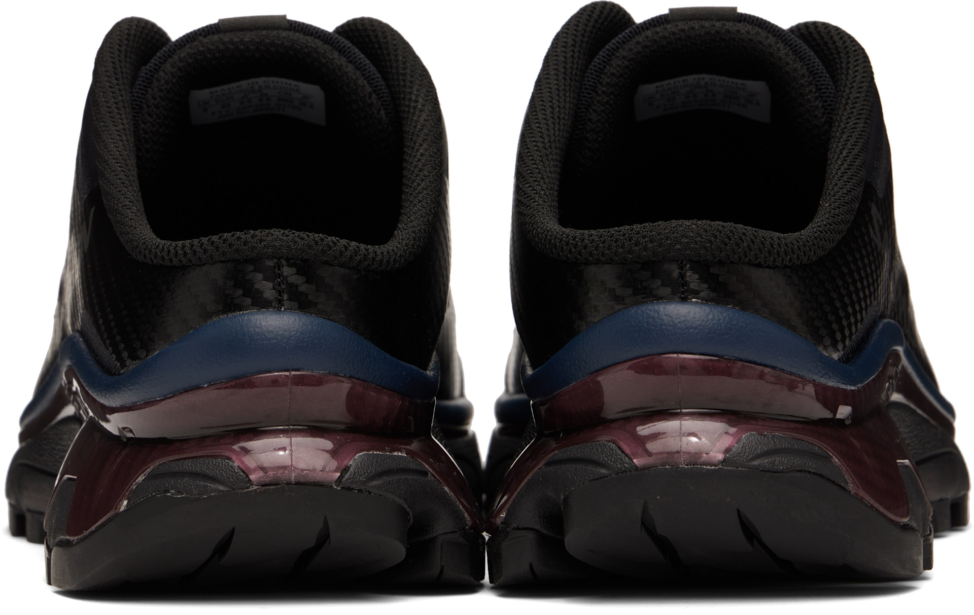 MM6 Maison Margiela: ブラック Salomonエディション XT-4 ミュール