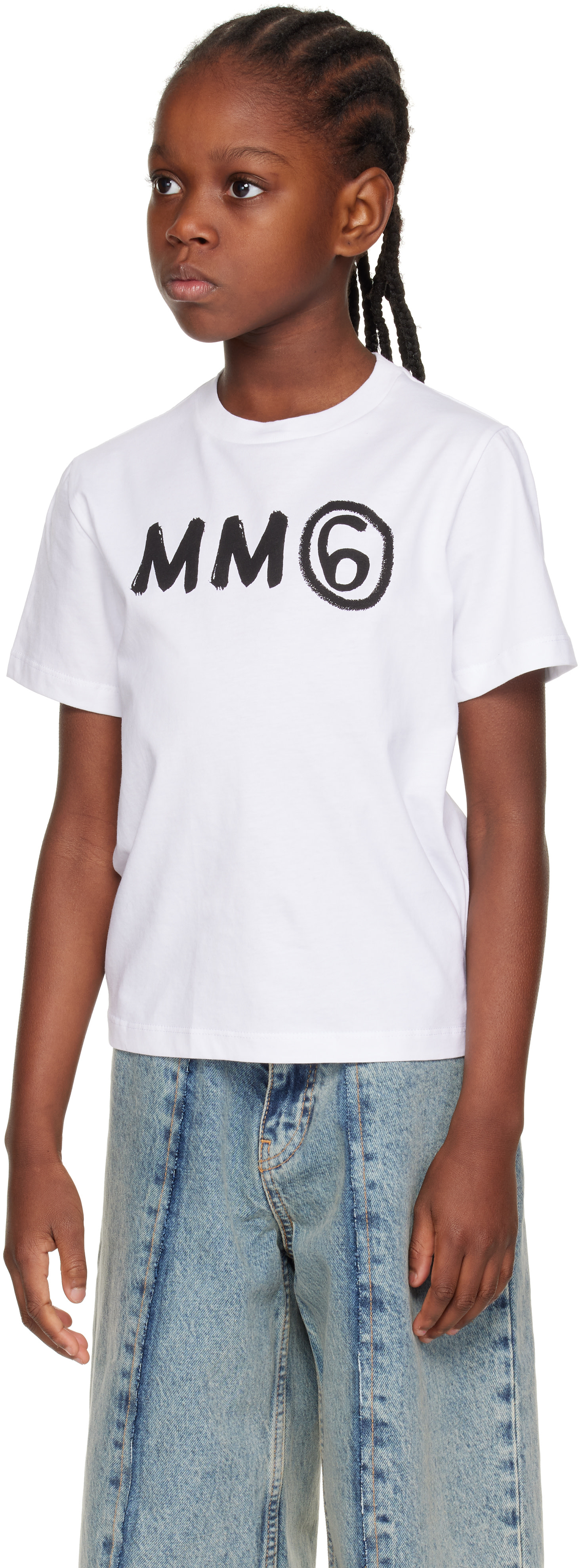 MM6 Maison Margiela - 키즈 멀티컬러 로고 프린트 티셔츠 세트