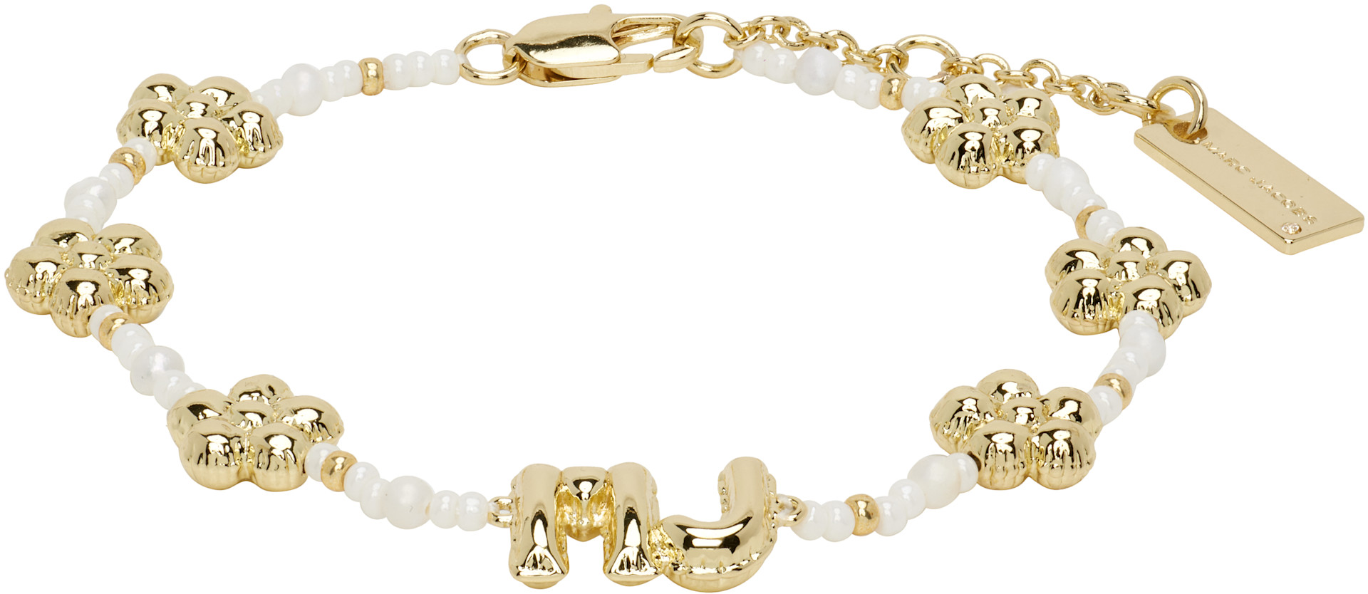 Marc Jacobs - Bracelet à perles et à monogramme MJ