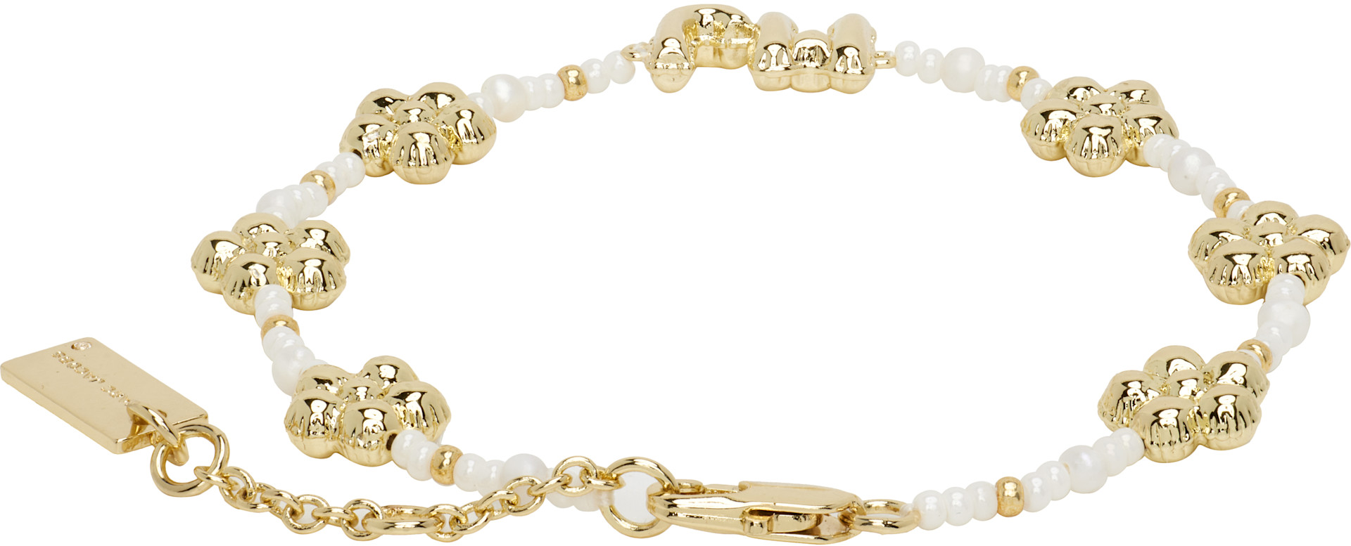 Marc Jacobs - Bracelet à perles et à monogramme MJ