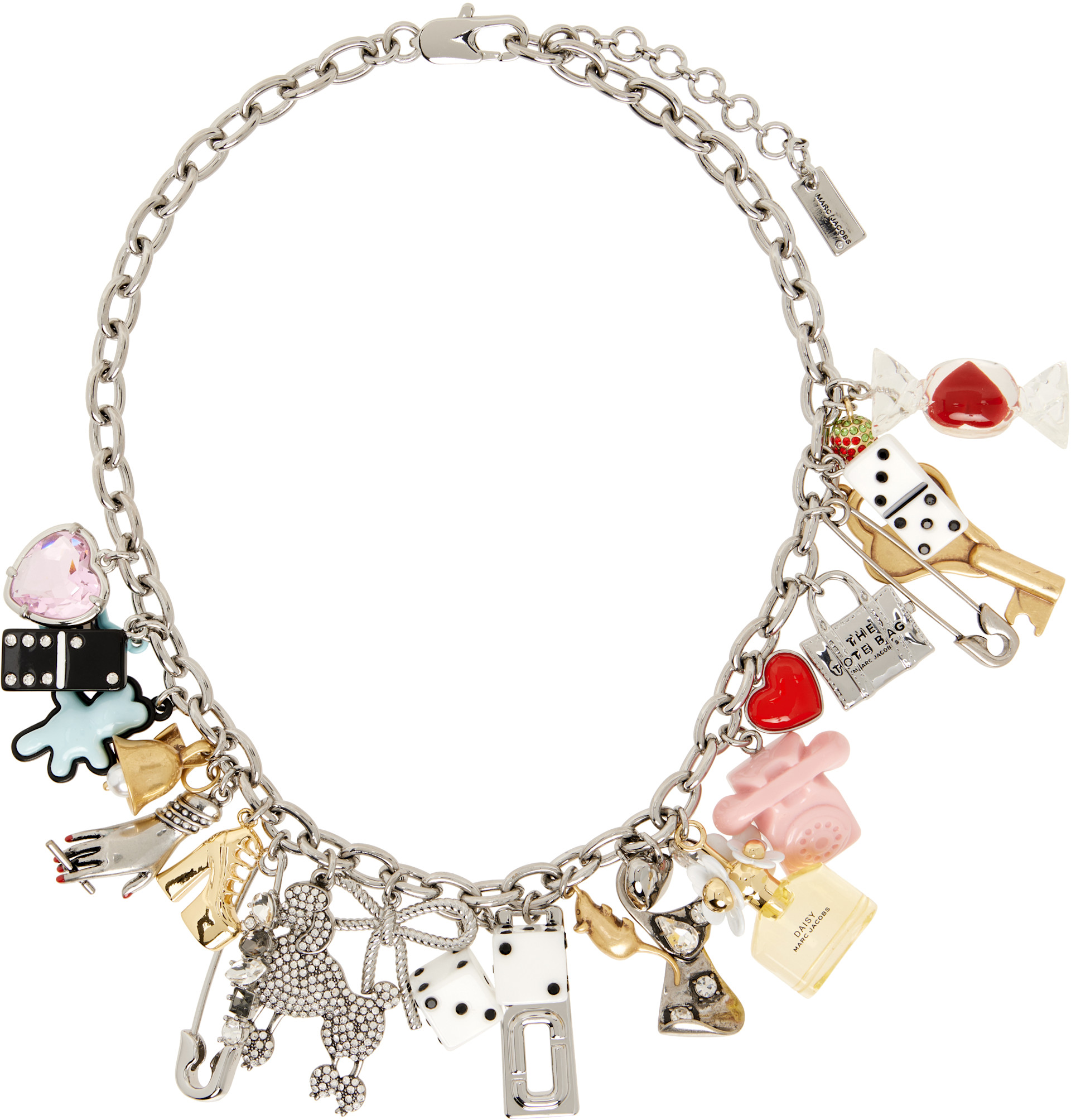 Marc Jacobs - Collier Statement à breloques graphiques