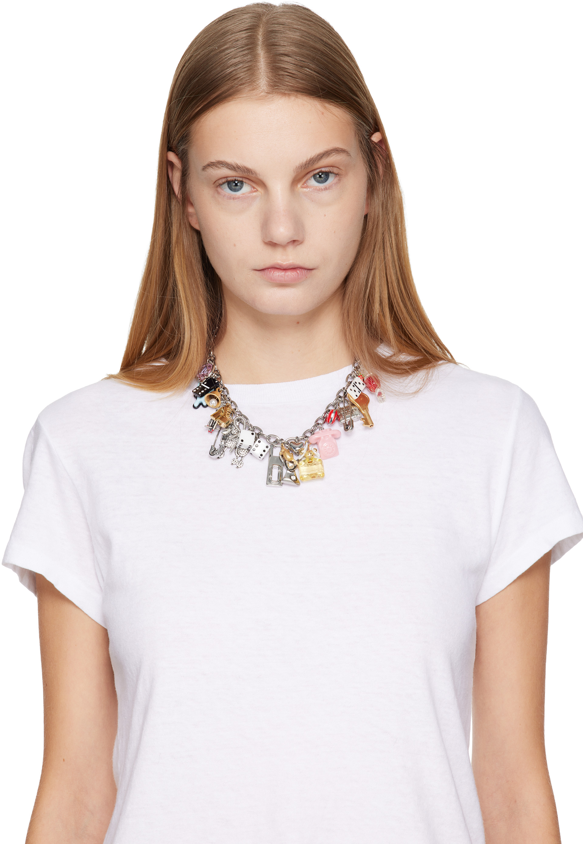Marc Jacobs - Collier Statement à breloques graphiques