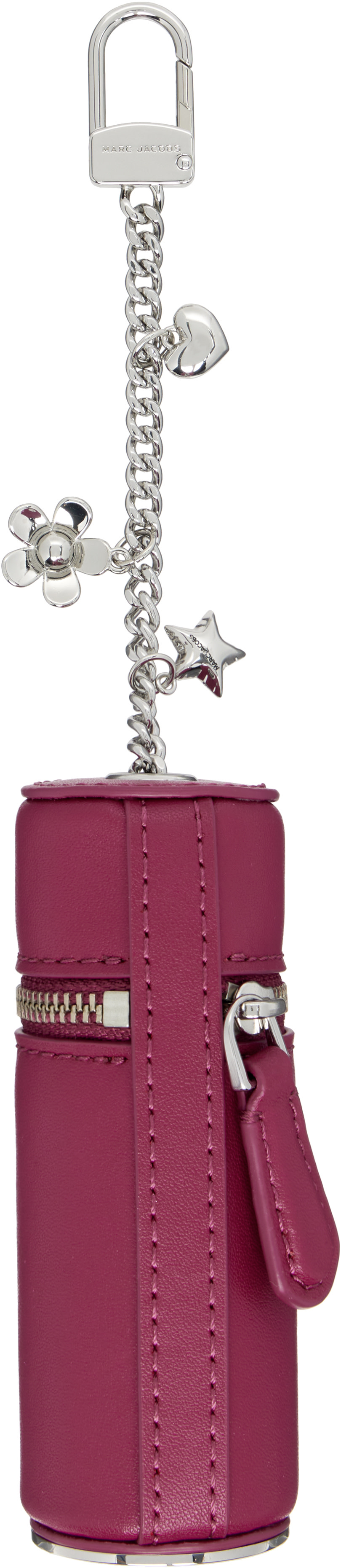 Marc Jacobs: ピンク 'The Everyday Lipstick Case' バッグチャーム