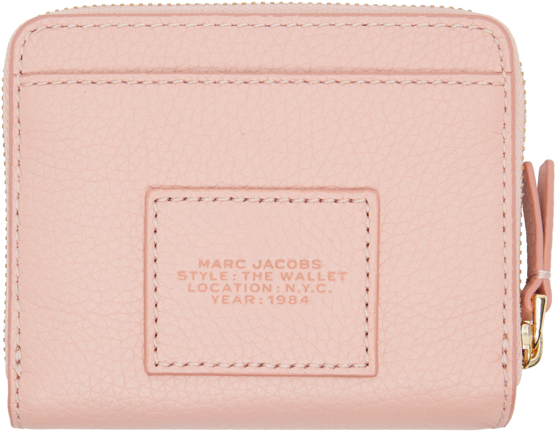 Marc Jacobs - 핑크 미니 컴팩트 가죽 지갑