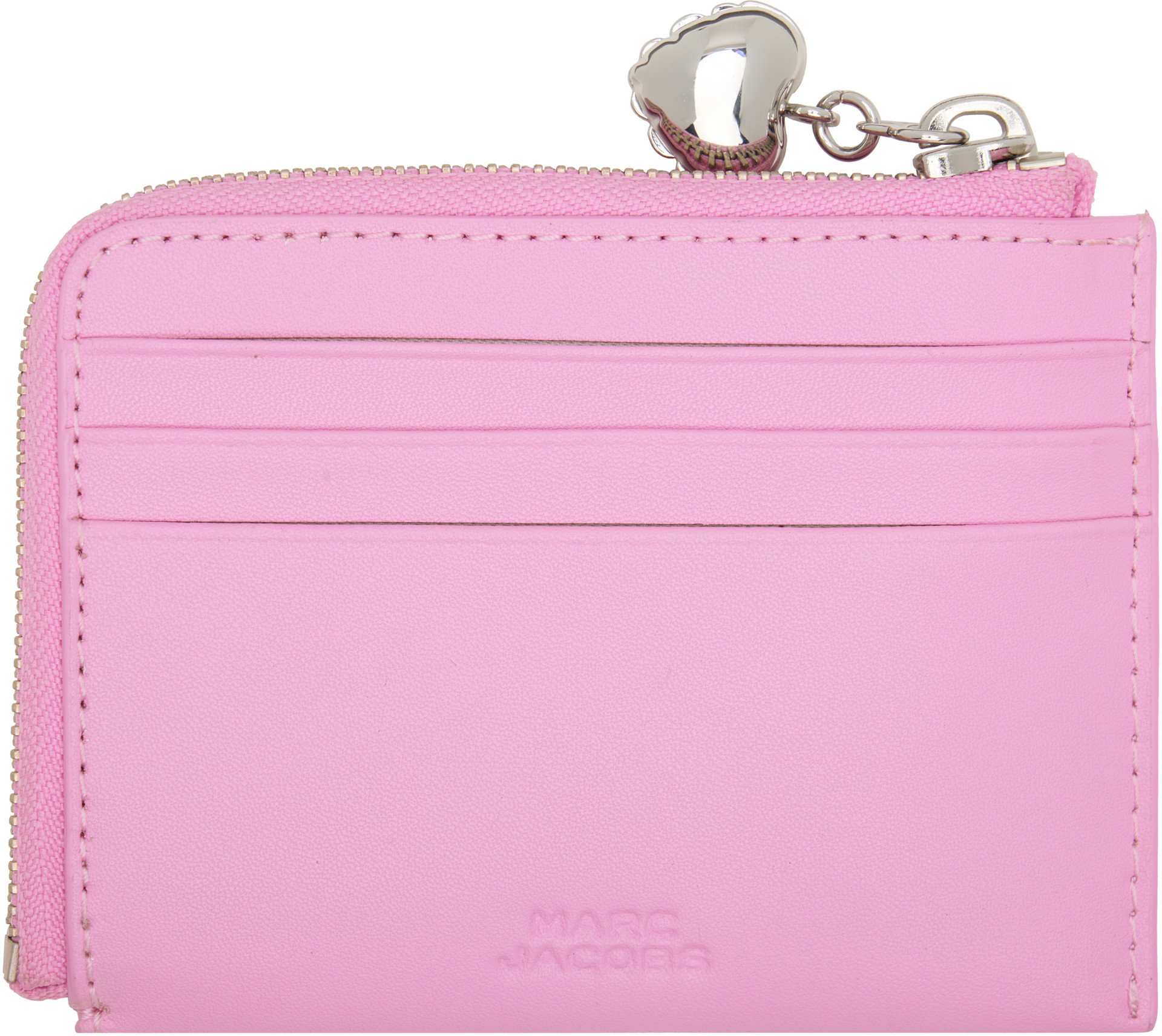 MARC JACOBS ピンク財布 Marc Jacobs: ピンク 'The Perfect Everyday' Top ジップウォレット
