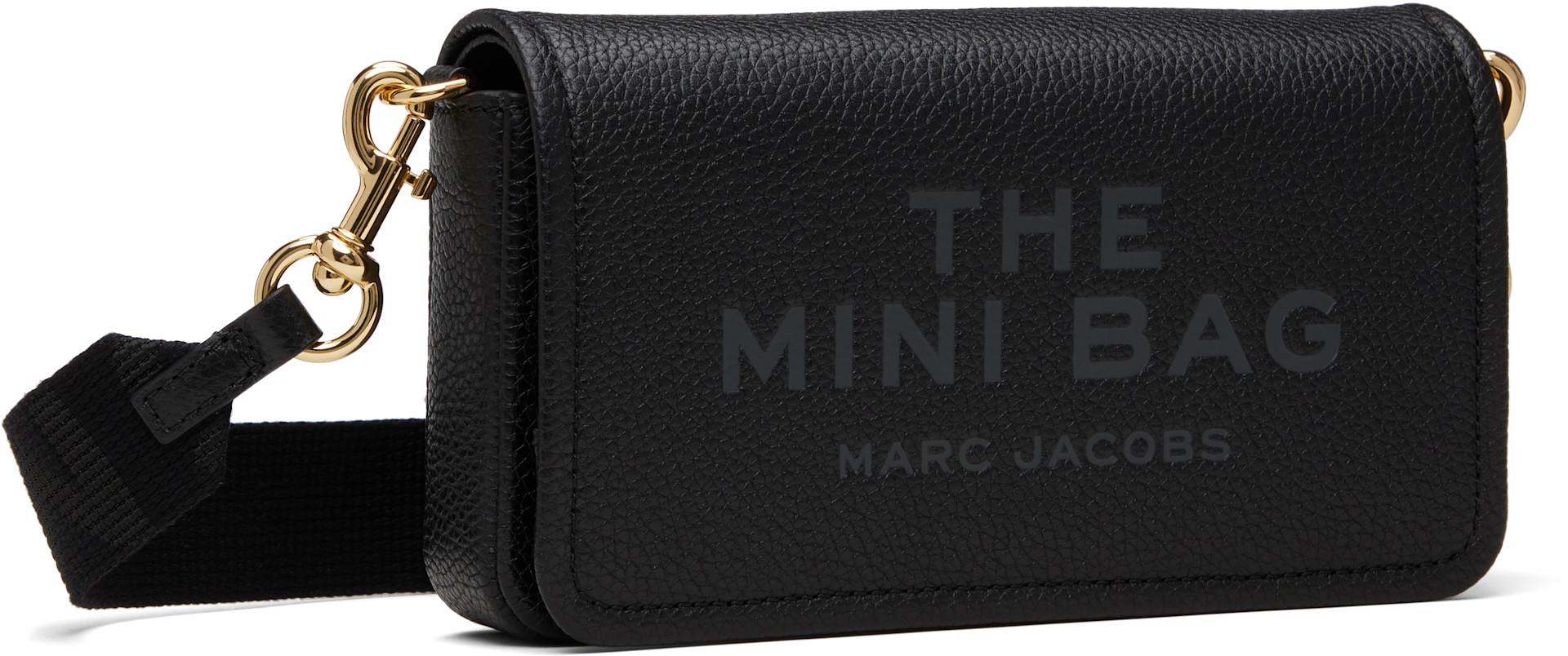 Marc Jacobs: Black 'The Leather Mini' Bag | SSENSE
