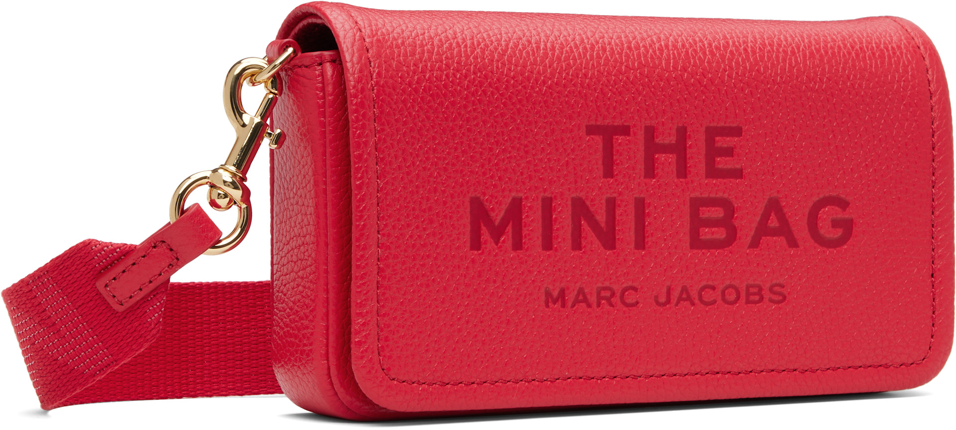 バッグ MARC BY MARC JACOBS mini boston bag y2k Marc Jacobs: Red 'The Leather Mini' Bag | SSENSE Canada