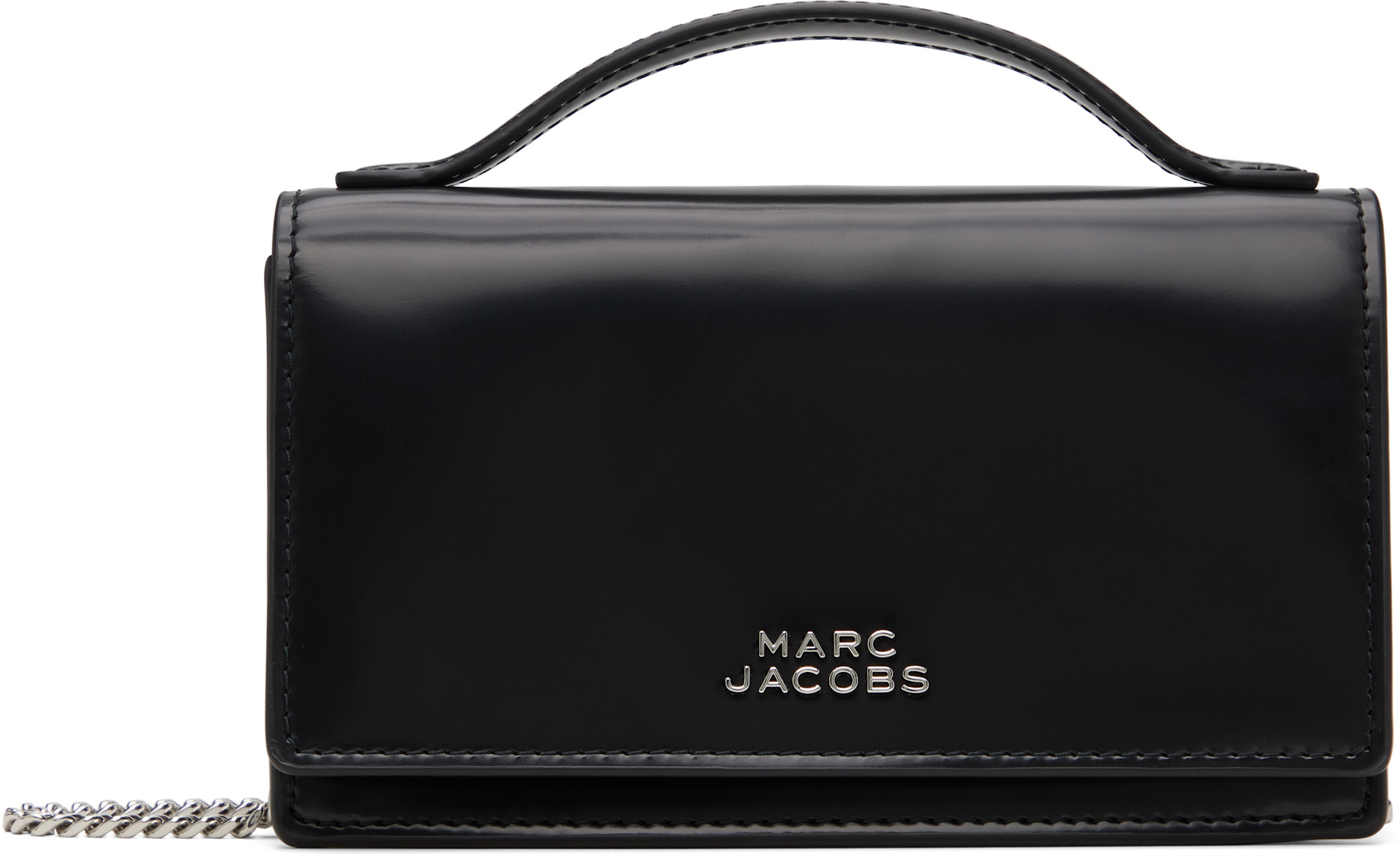 Marc Jacobs - Mini sac noir à miroir intégré