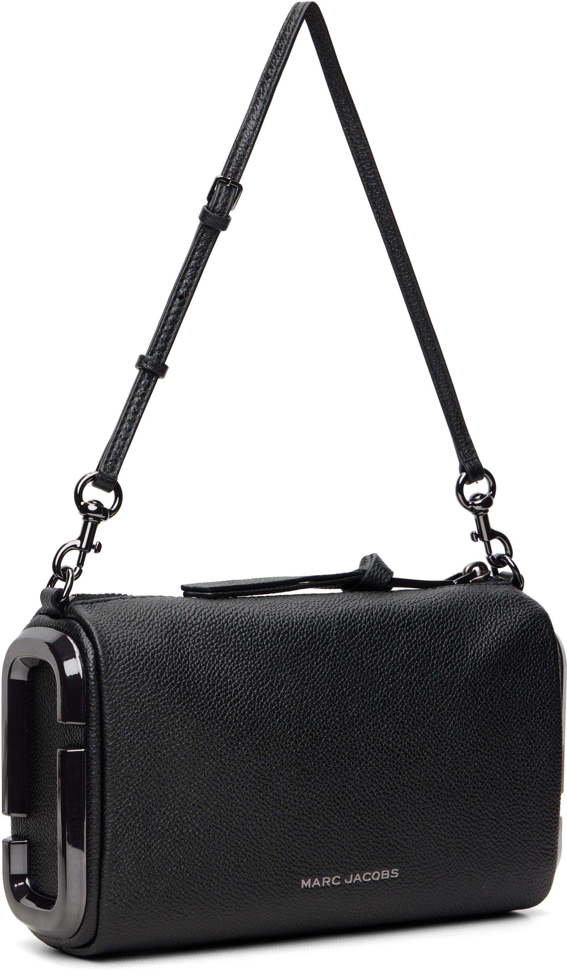 Marc Jacobs: Black 'The Snapshot' DTM Shoulder Bag | SSENSE Canada