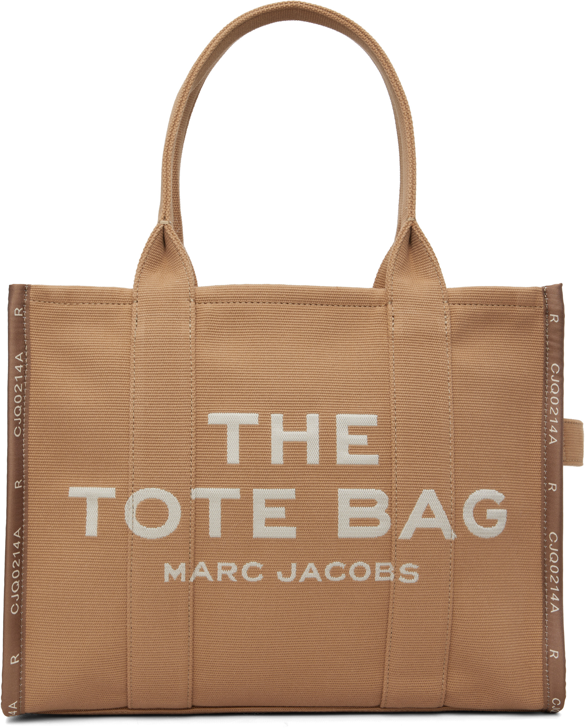 Marc Jacobs: Tan 'The Jacquard Large' Tote | SSENSE Canada