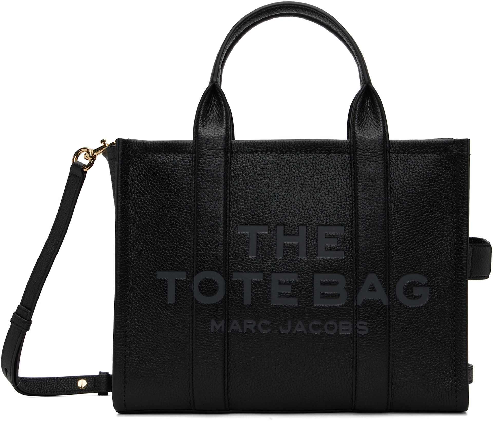 Marc Jacobs - 블랙 미디엄 가죽 토트백