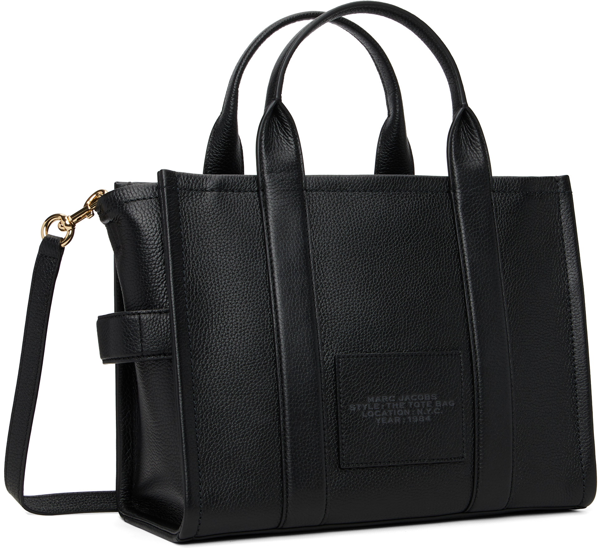 Marc Jacobs - Moyen cabas noir en cuir